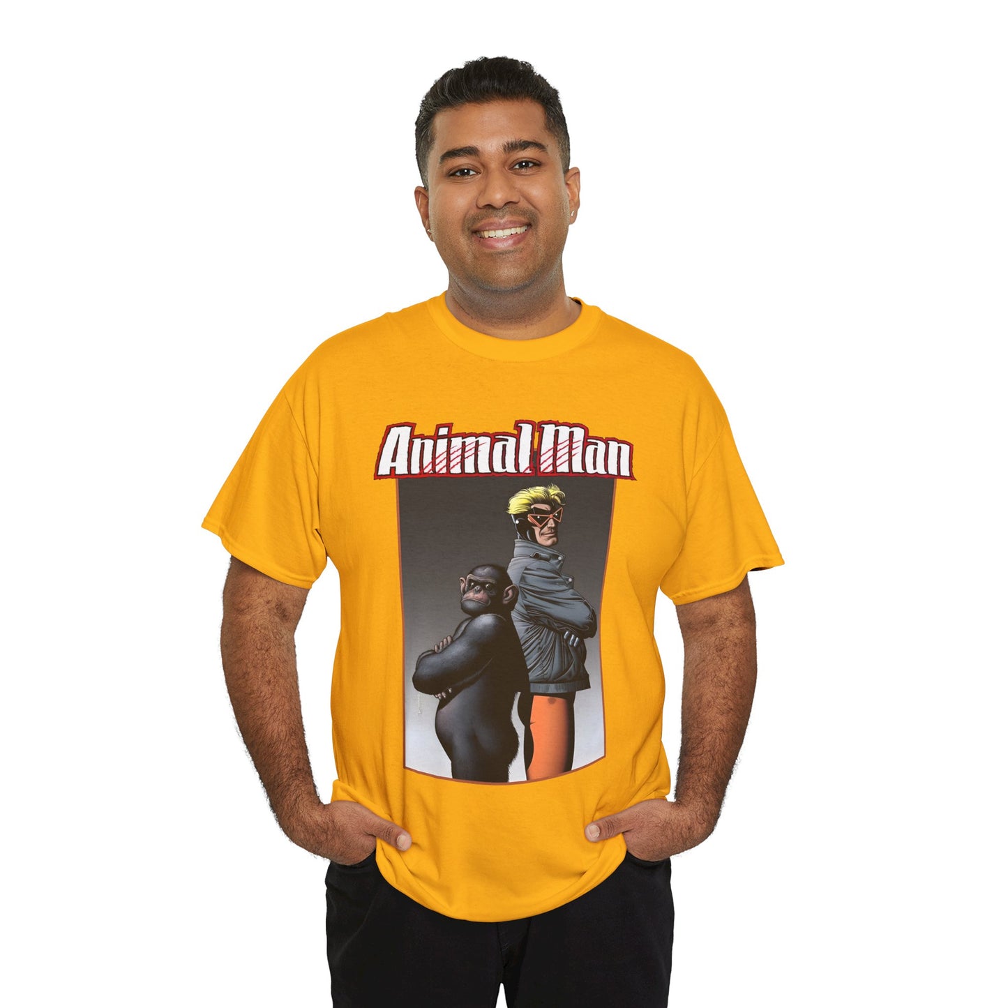 Animal Man T-Shirt - Brian Bolland Art - Buddy Baker - Grant Morrison Series - Vertigo Comics/DC Comics