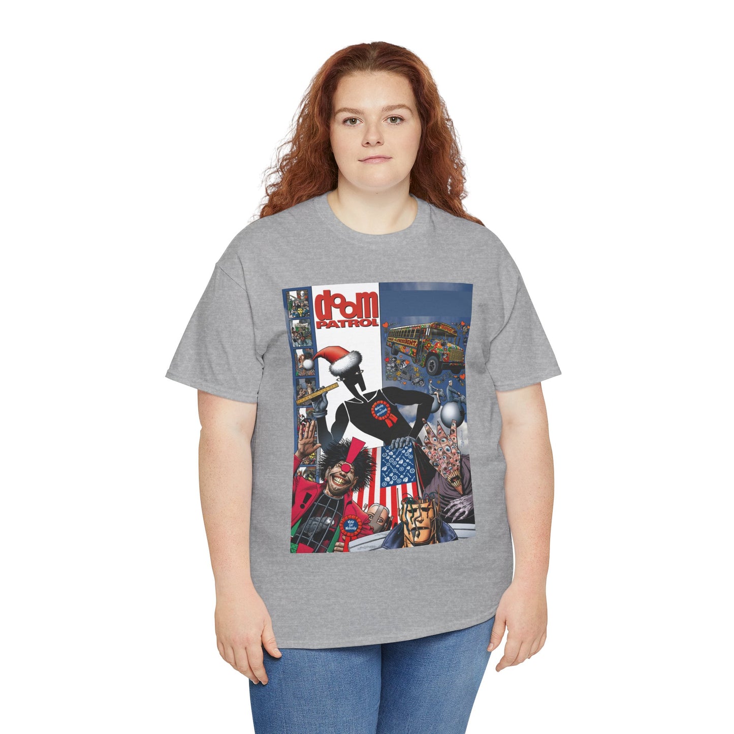 Doom Patrol T-Shirt - Brian Bolland Art - Mr Nobody For President - DC Comics/Vertigo Cover Artwork