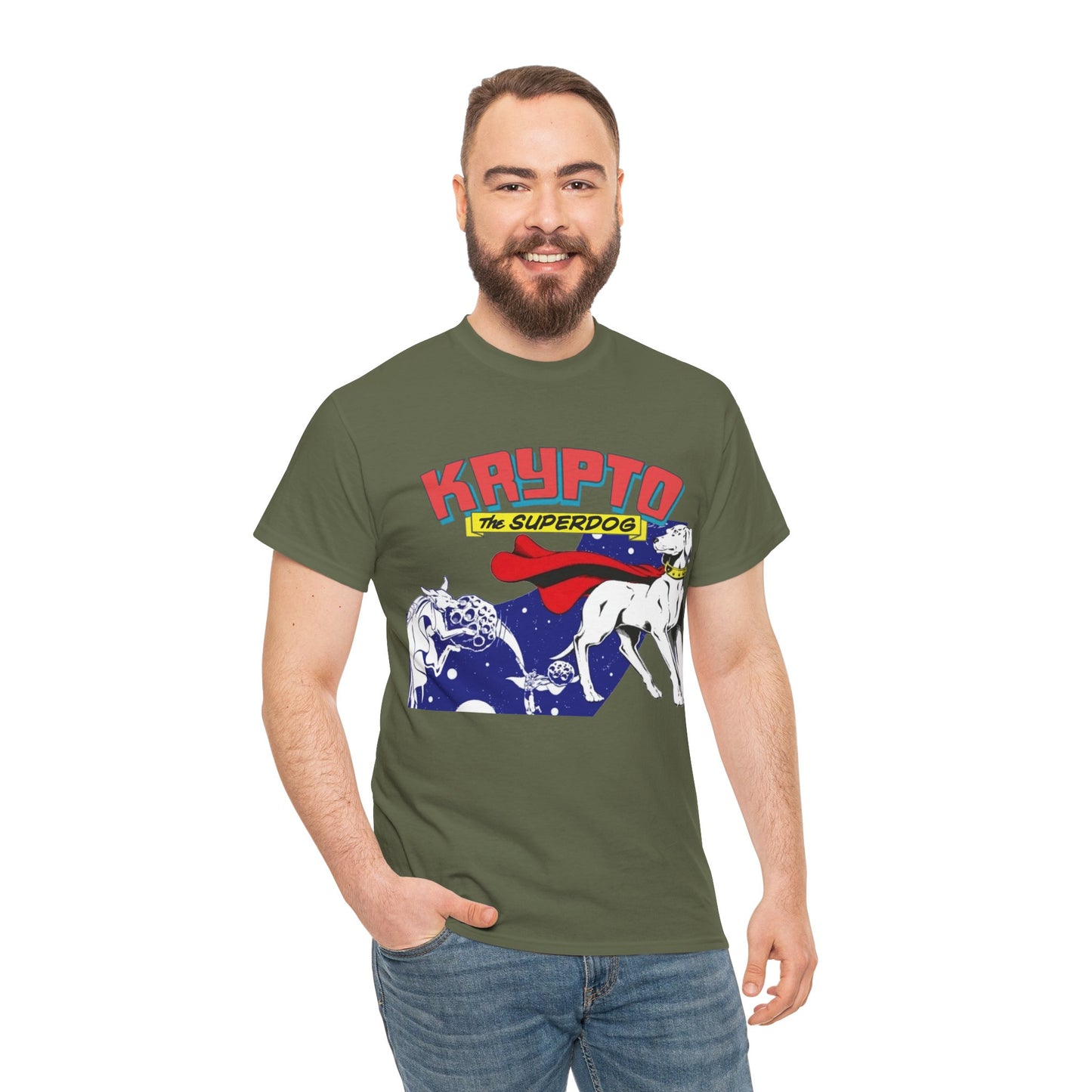 Krypto T-Shirt - James Gunn Superman Movie 2025 - Superman's Beloved Pet -Super Dog from Krypton - Stays at the Fortress of Solitude - DC Comics