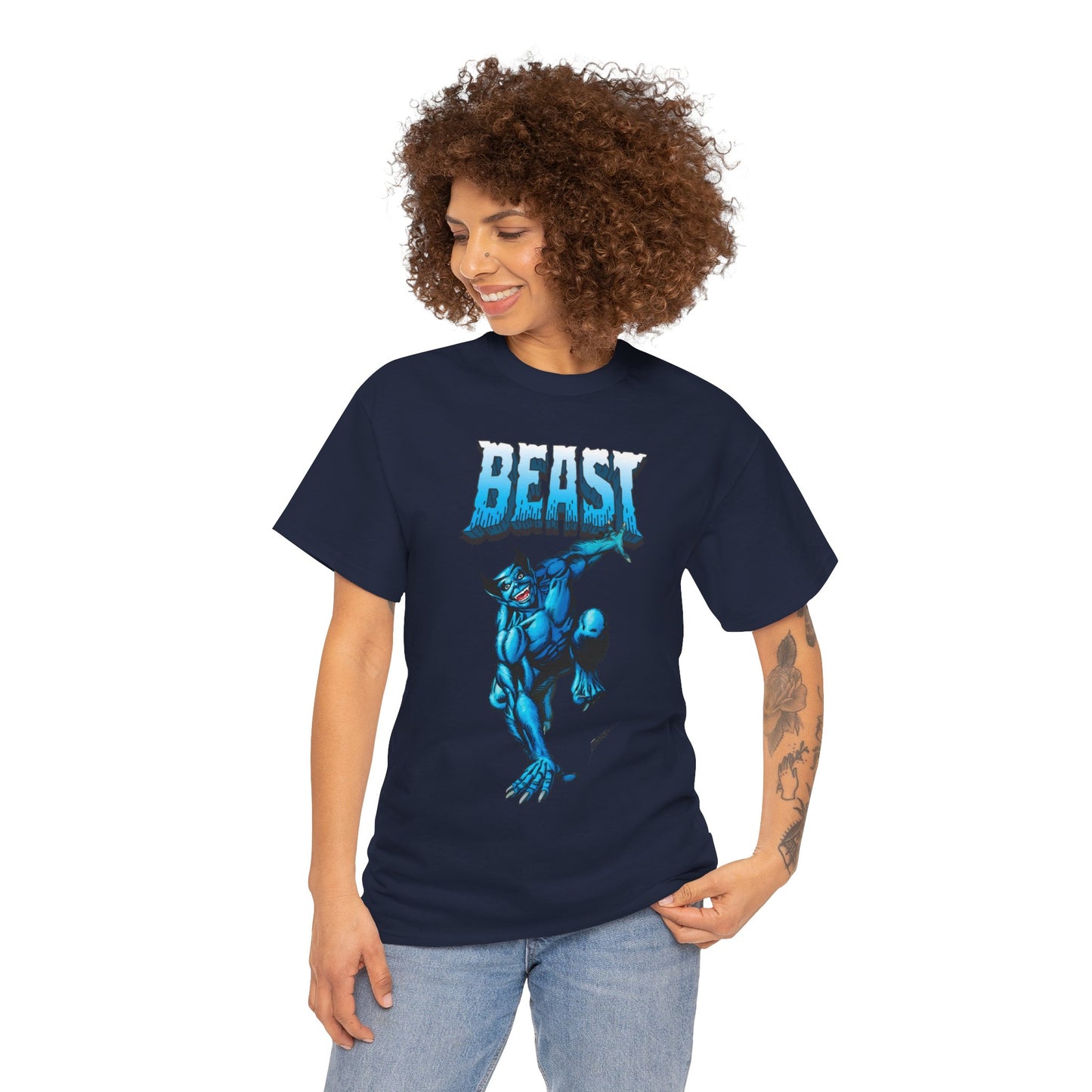 Beast T-Shirt - George Perez Art - Avengers, X-Men Member - Hank McCoy - Marvel Comics