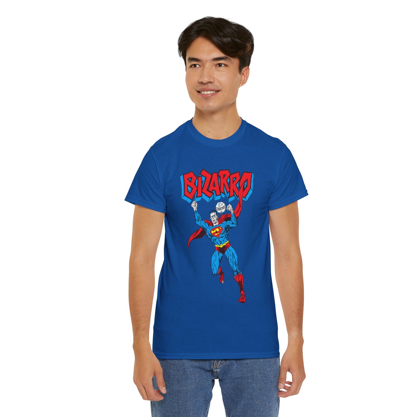 Bizarro T-Shirt - Superman Villain - DC Comics - Bizarro World - Who's Who Art - Silver Age Favourite