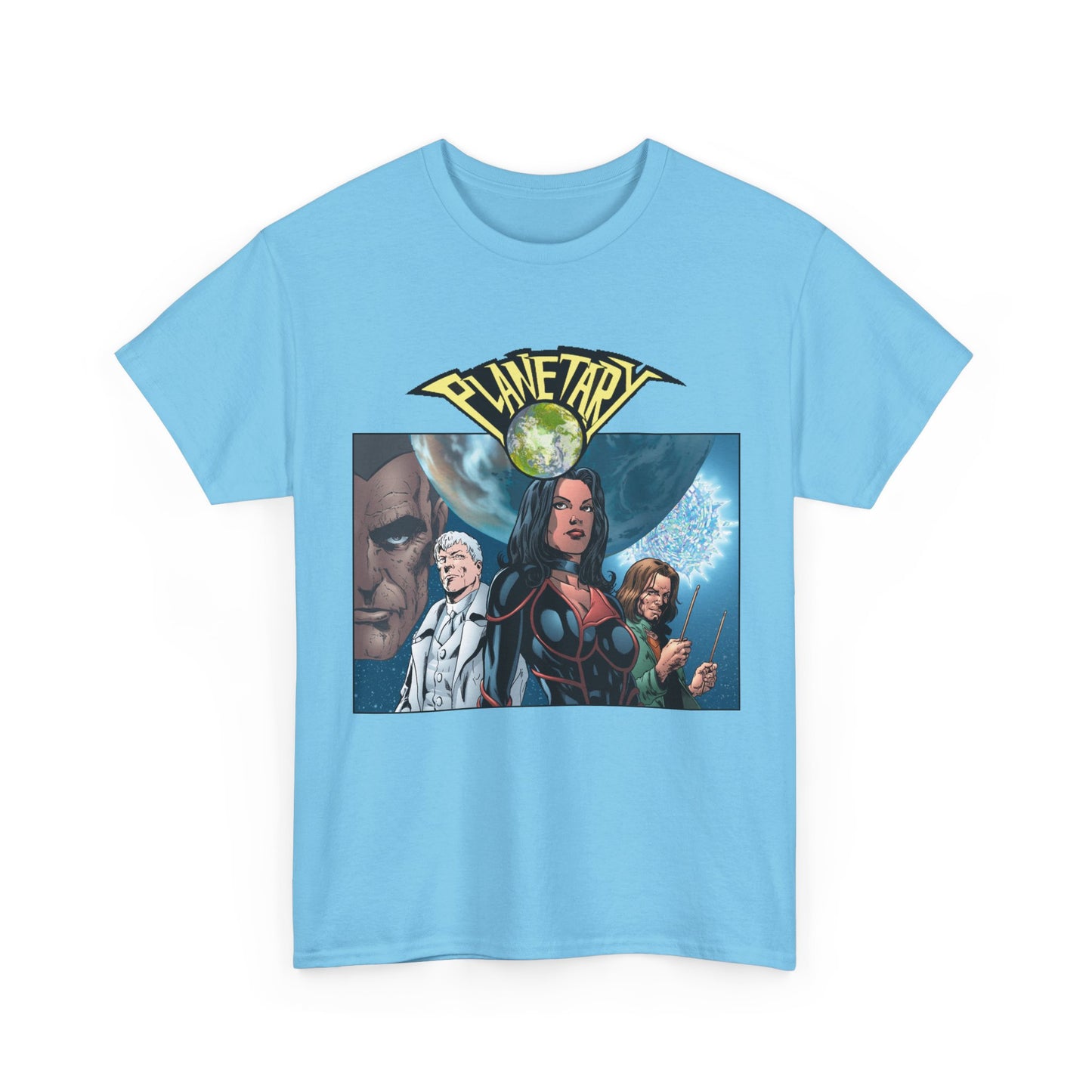 Planetary T-Shirt - Phil Jimenez Art - The Drummer, Jakita Wagner & Elijah Snow - DC Comics/Wildstorm - Ellis Story