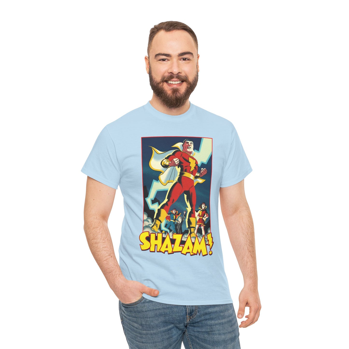 Shazam T-Shirt - Michael Cho Art - Marvel Family - Mary Marvel, Captain Marvel Jr - DC Comics