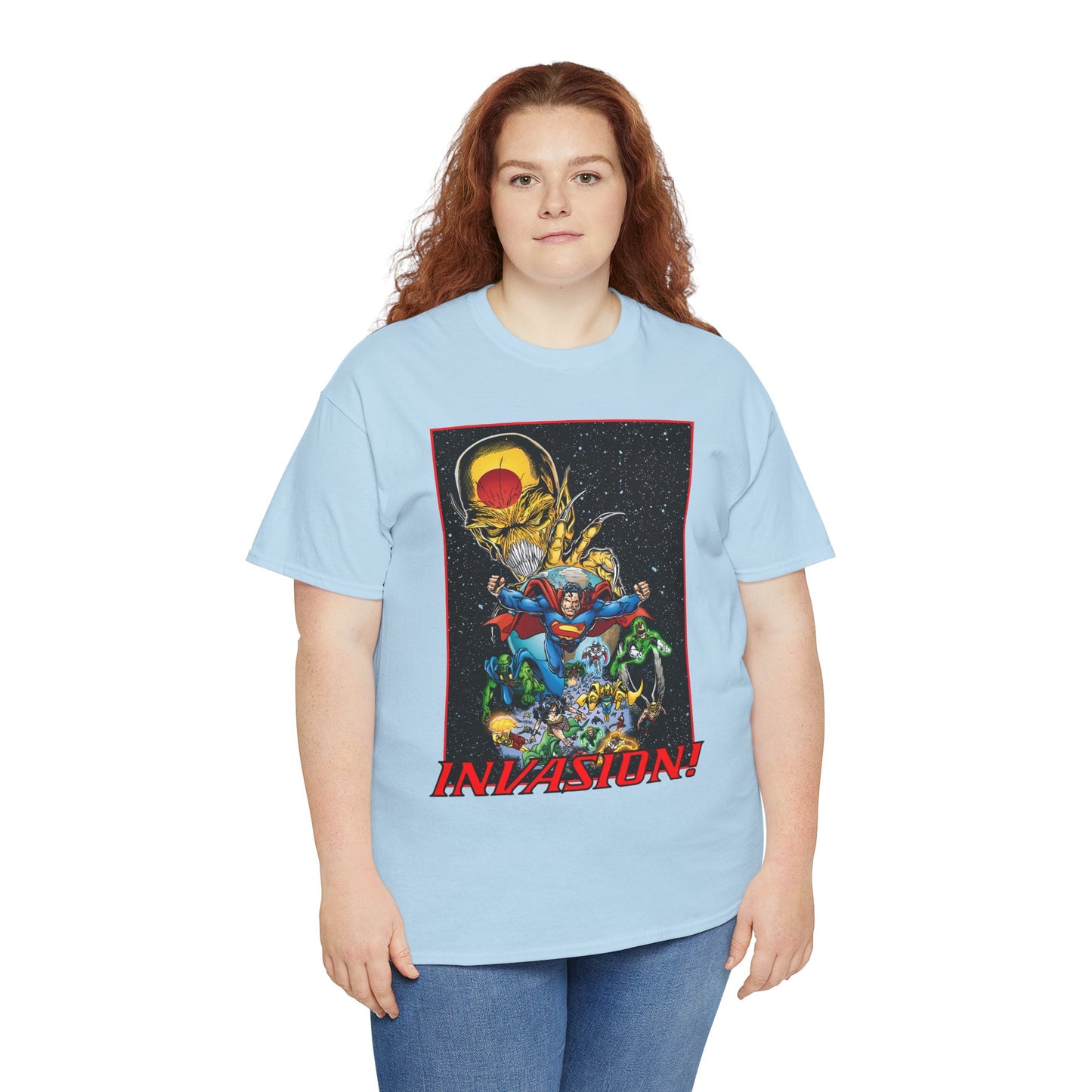 Invasion T-Shirt - Bart Sears Art - DC Comics