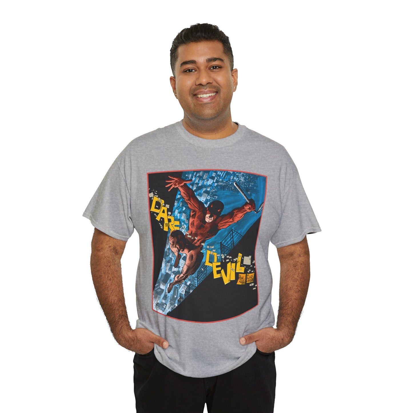 Daredevil T-Shirt - Frank Miller & Klaus Janson Art - The Man With No Fear - Hell's Kitchen - Marvel Comics