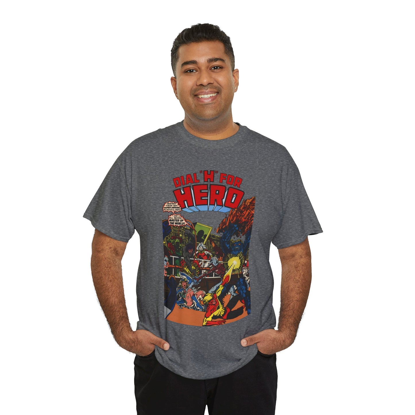 Dial "H" For Hero T-Shirt - George Perez Art - Chris King and Vicki Grant - Adventure Comics Series - DC Comics