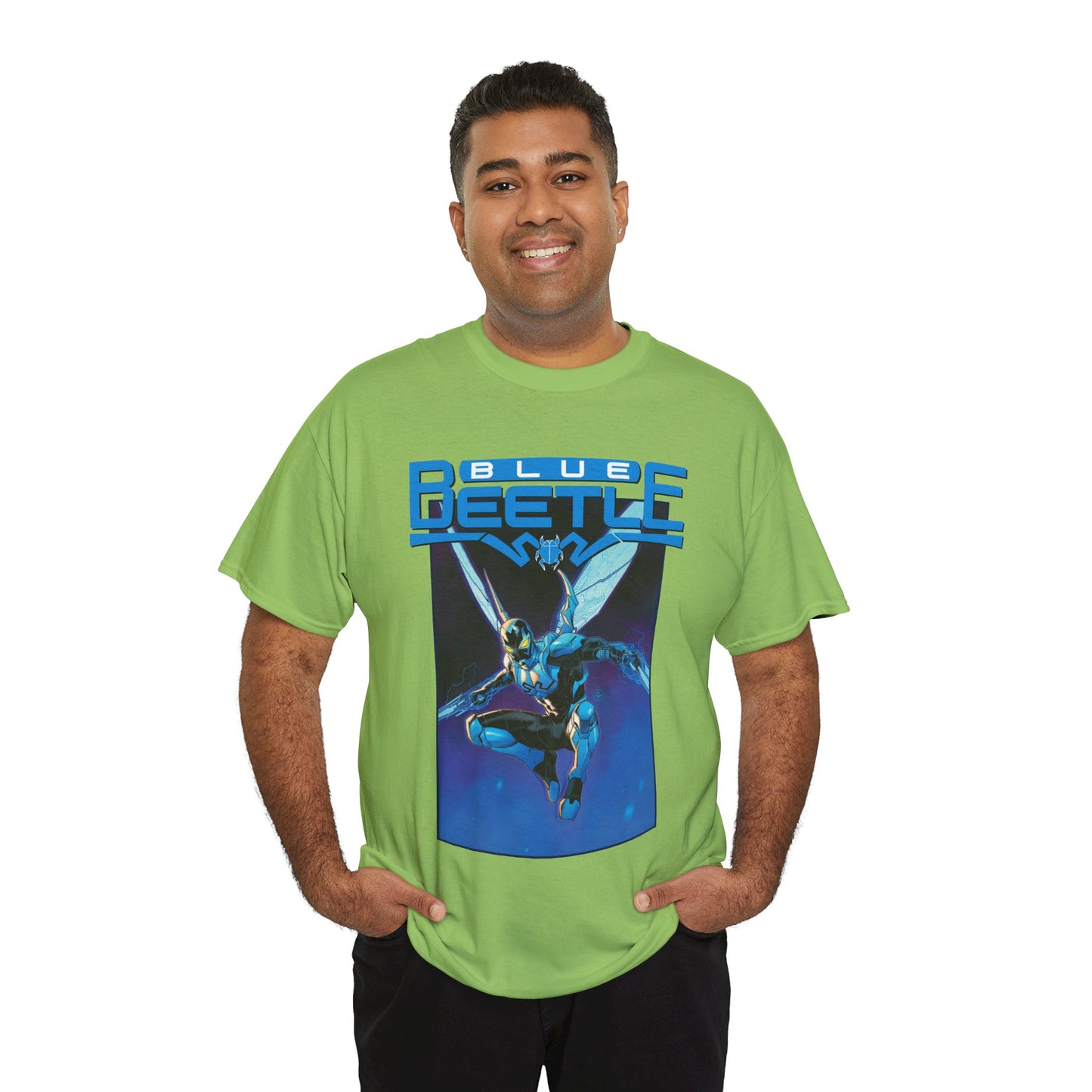 Blue Beetle T-Shirt - Dan Mora Art - DC Comics Character - Jaime Reyes