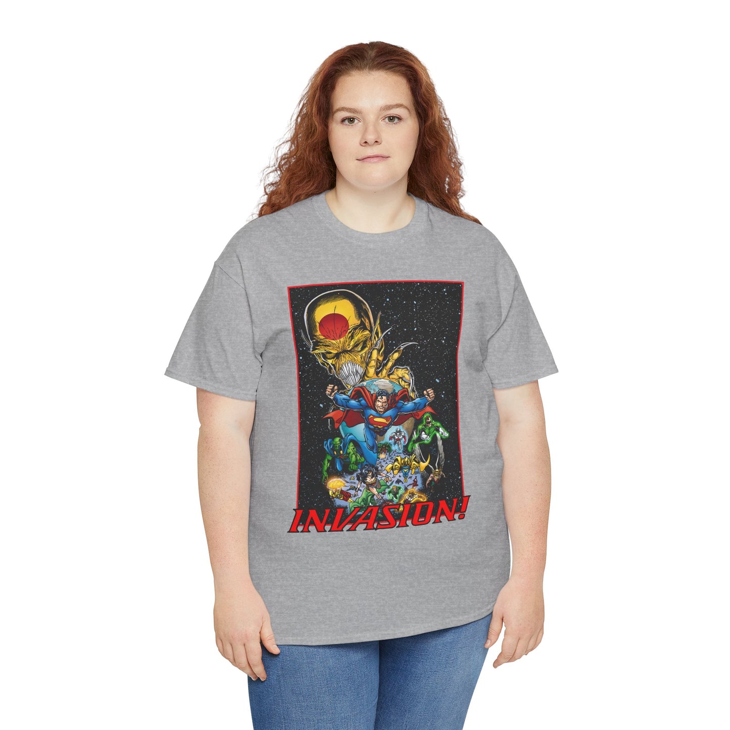 Invasion T-Shirt - Bart Sears Art - DC Comics