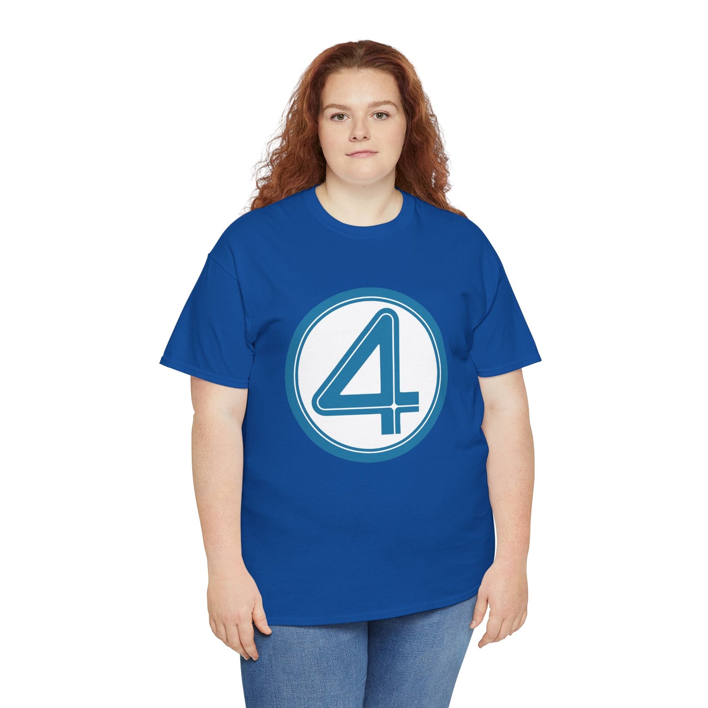 Fantastic Four Logo T-Shirt - New Marvel Movie 2025 - MCU - Pedro Pascal - 4 - Marvel Comics - Reed Richards
