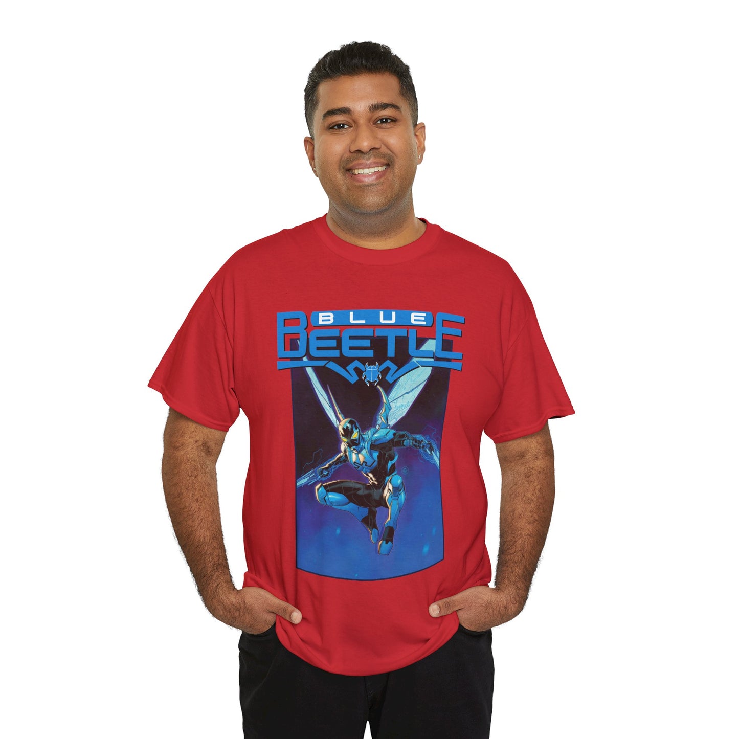 Blue Beetle T-Shirt - Dan Mora Art - DC Comics Character - Jaime Reyes