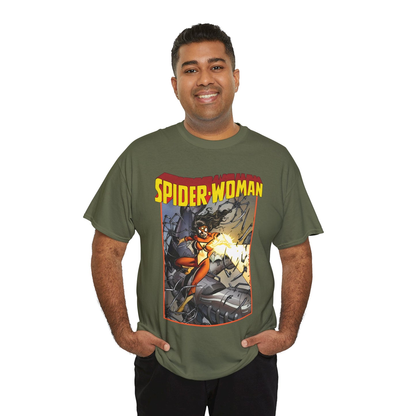 Spider-Woman T-Shirt - George Perez Art - Jessica Drew - Marvel Comics