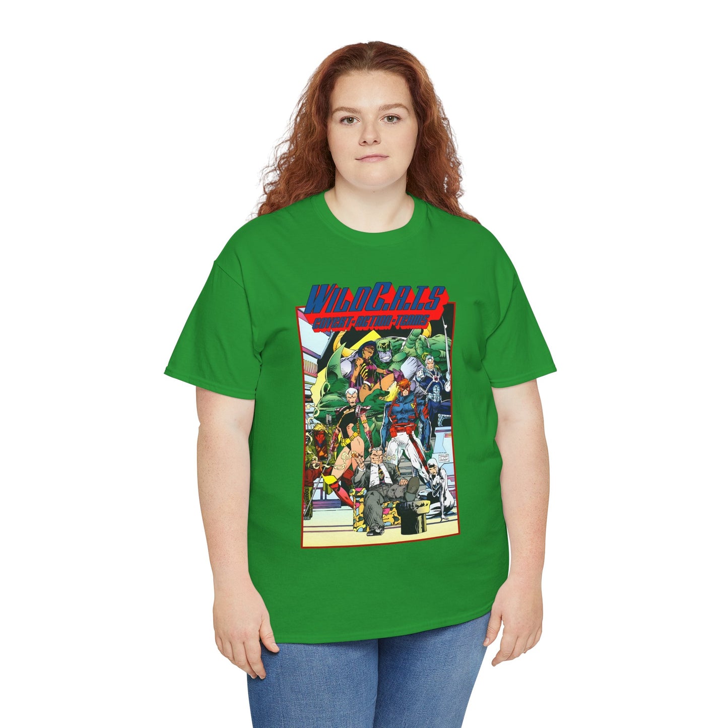 Wildcats Shirt - Jim Lee Art - Warblade, Maul, Voodoo, Grifter, Zealot, Emp, Void - Image Comics/Wildstorm/DC Comics