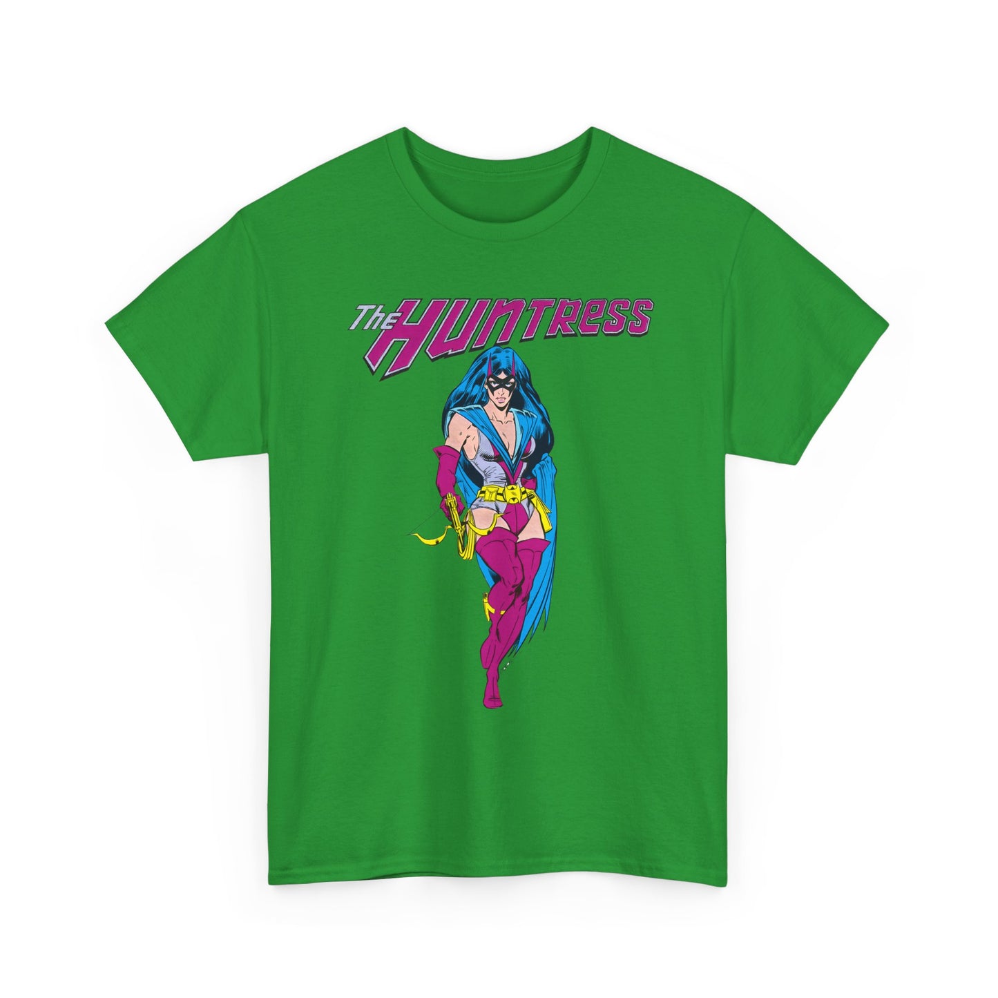 Huntress T-Shirt - Joe Staton Art - Helena Wayne, Daughter of Earth 2 Batman & Catwoman - Pre-Crisis JSA Member - DC Comics