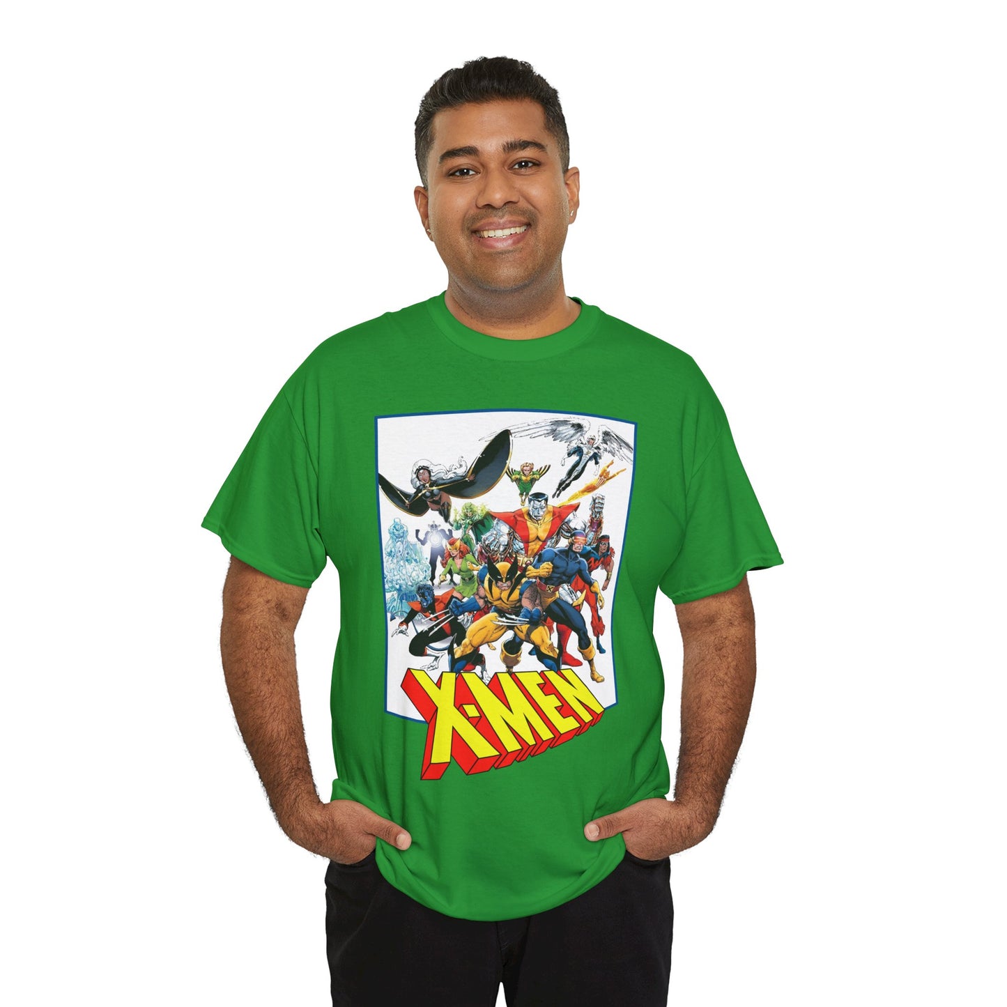 X-Men T-Shirt - Classic Arthur Adams Art - Marvel Comics - Wolverine, Colossus, Storm, Cyclops, Nightcrawler, Iceman