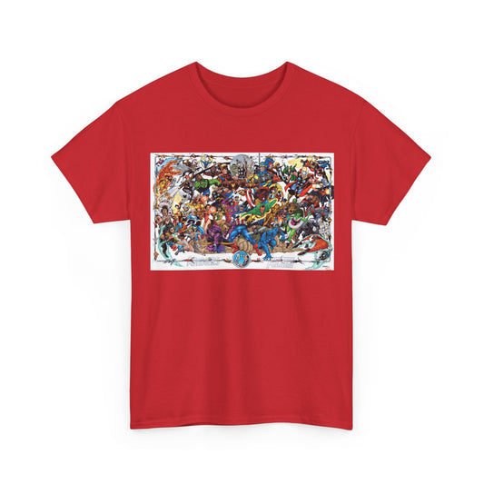 Avengers T-Shirt - George Perez Art - Poster Art of Basically Every Avenger - Marvel Comics