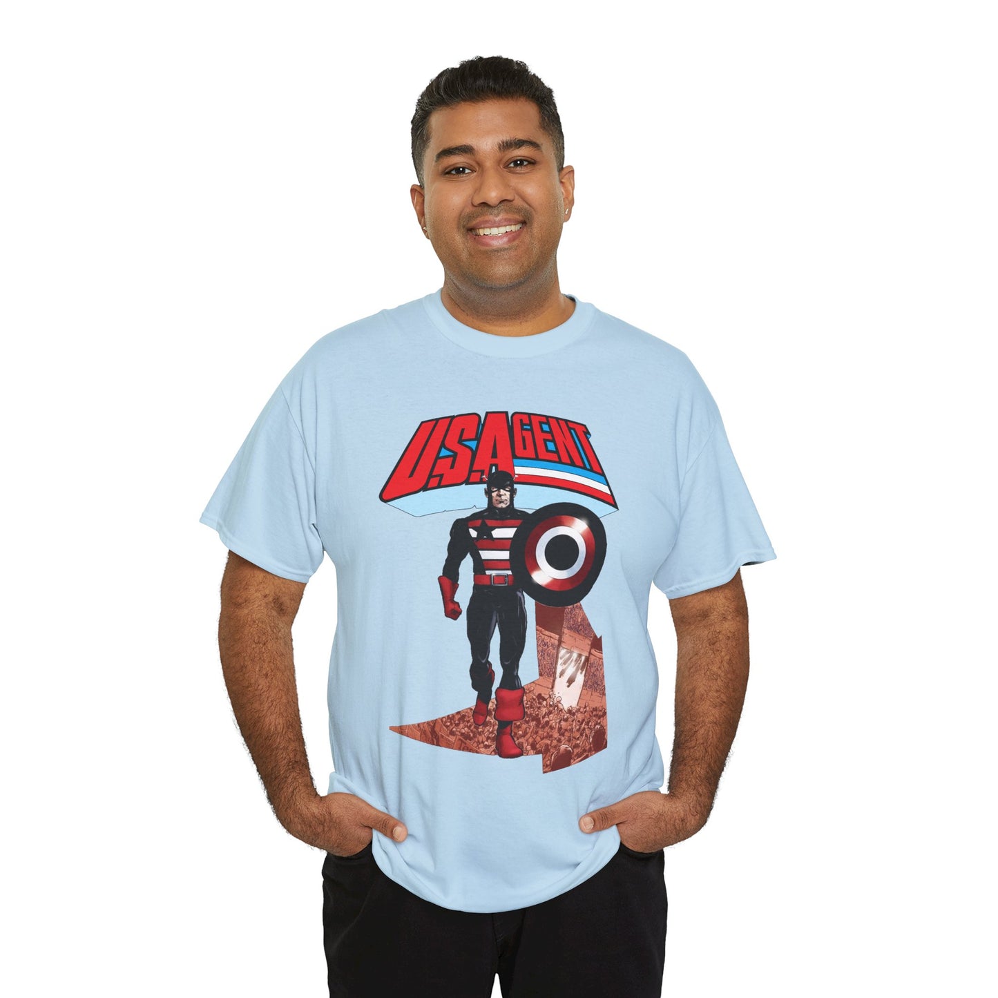 US Agent T-Shirt - Phil Jimenez Art - John Walker - Captain America Character - Marvel Comics