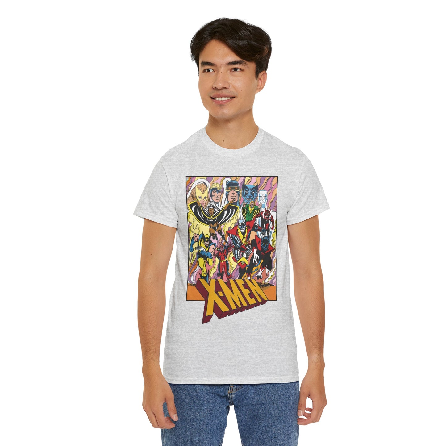 Uncanny X-Men T-Shirt - Dave Cockrum Art - Cyclops, Nightcrawler, Storm, Wolverine, Thunderbird - Marvel Comics