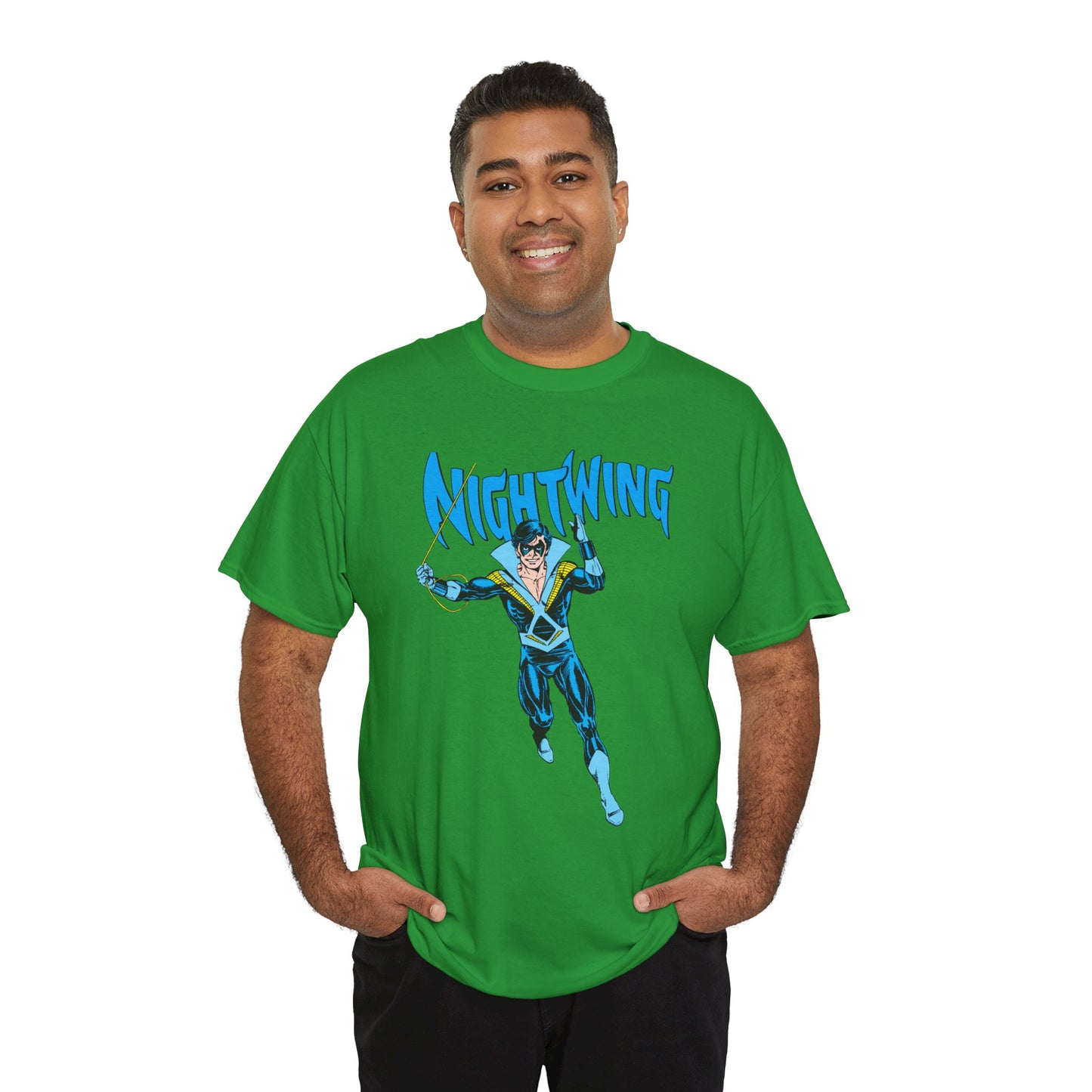 Nightwing T-Shirt - George Perez Art - New Teen Titans, Dick Grayson - DC Comics - Batman's Former Sidekick, Titans Leader