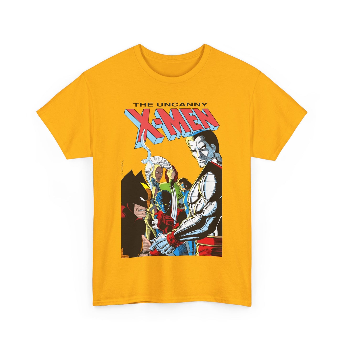 Uncanny X-Men T-Shirt - John Romita Jr Art - Storm, Wolverine, Rogue, Nightcrawler, Colossus, Shadowcat - Mutant Massacre - Marvel Comics