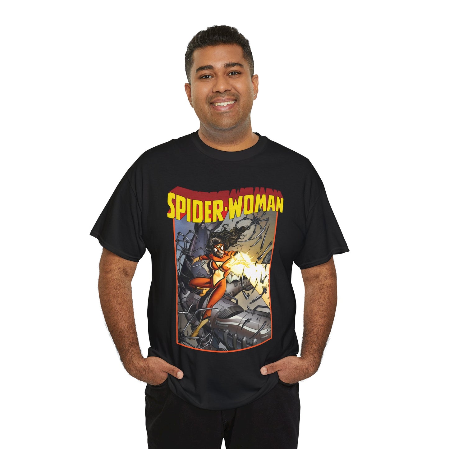 Spider-Woman T-Shirt - George Perez Art - Jessica Drew - Marvel Comics