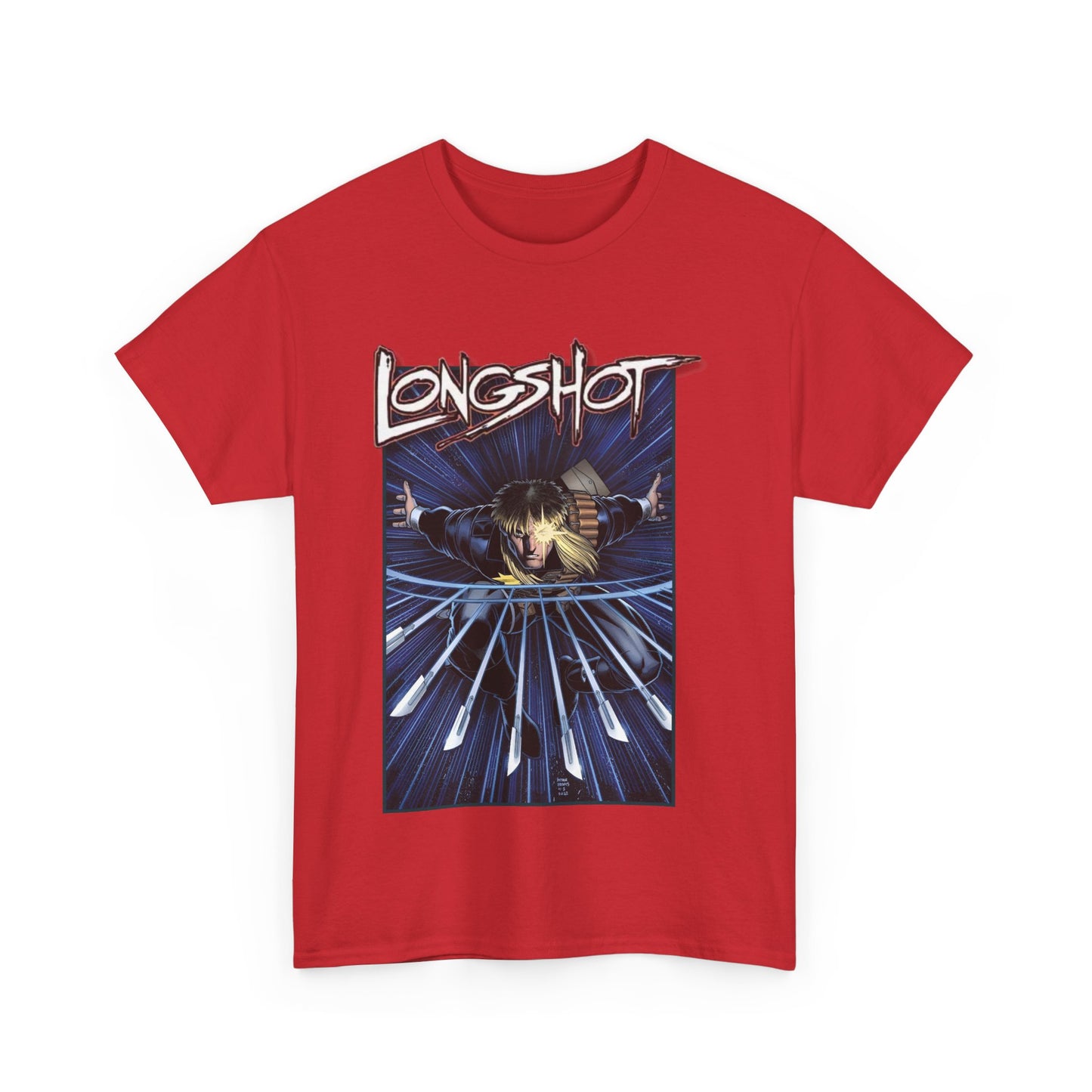 Longshot T-Shirt - Arthur Adams Art - Marvel Comics - Uncanny X-Men - Mojoverse Mutant - Popular 1980s Character