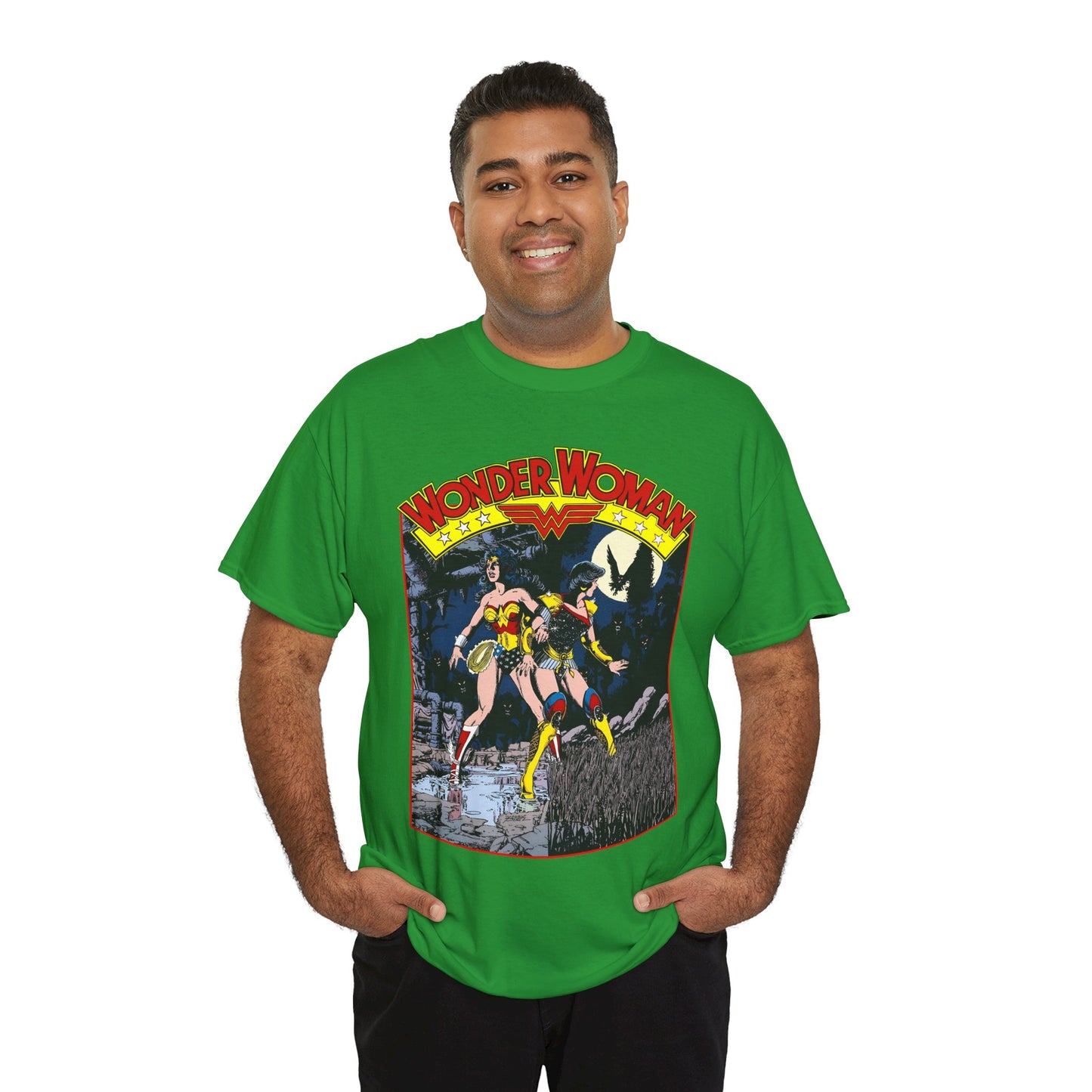 Wonder Woman & Troia T-Shirt - George Perez Art - Wonder Girl, Donna Troy - Themyscira, Paradise Island - DC Comics