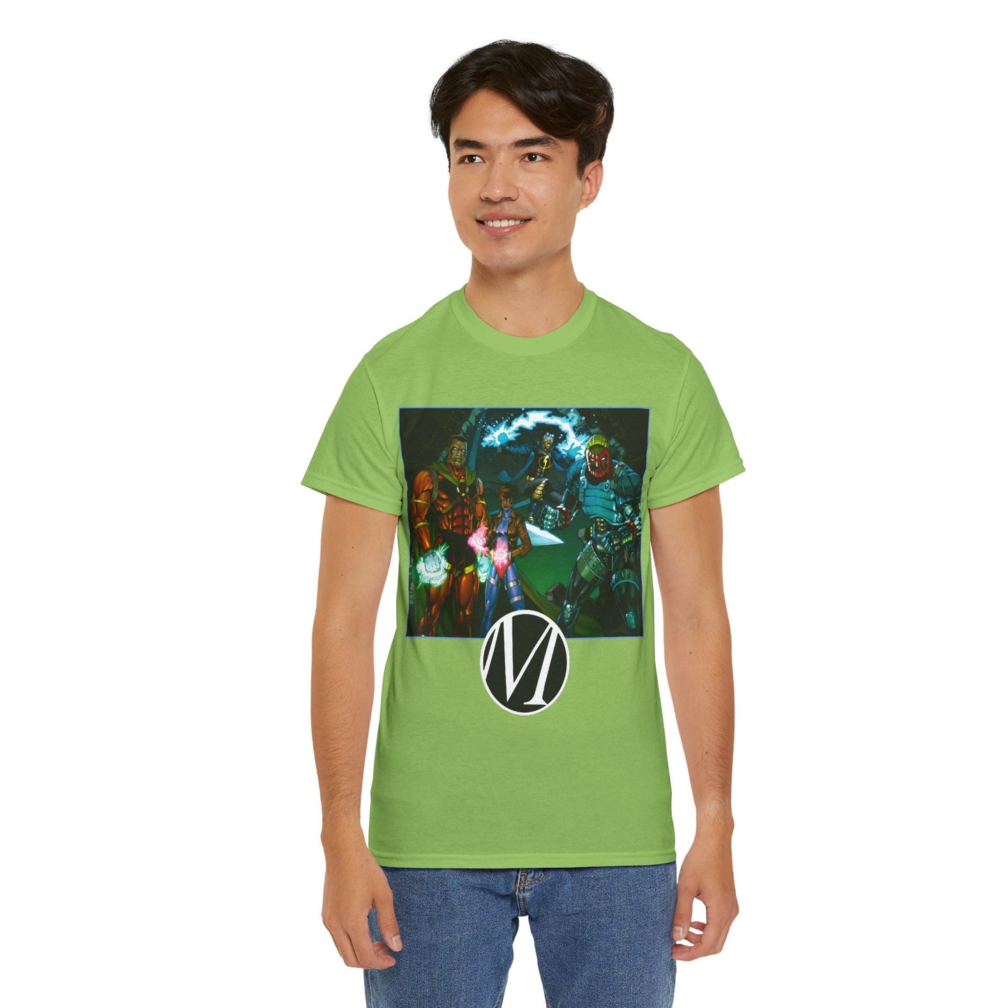 Milestone Comics Heroes T-Shirt - Static, Icon, Rocket, Hardware - Dakota - DC Comics, Milestone Media