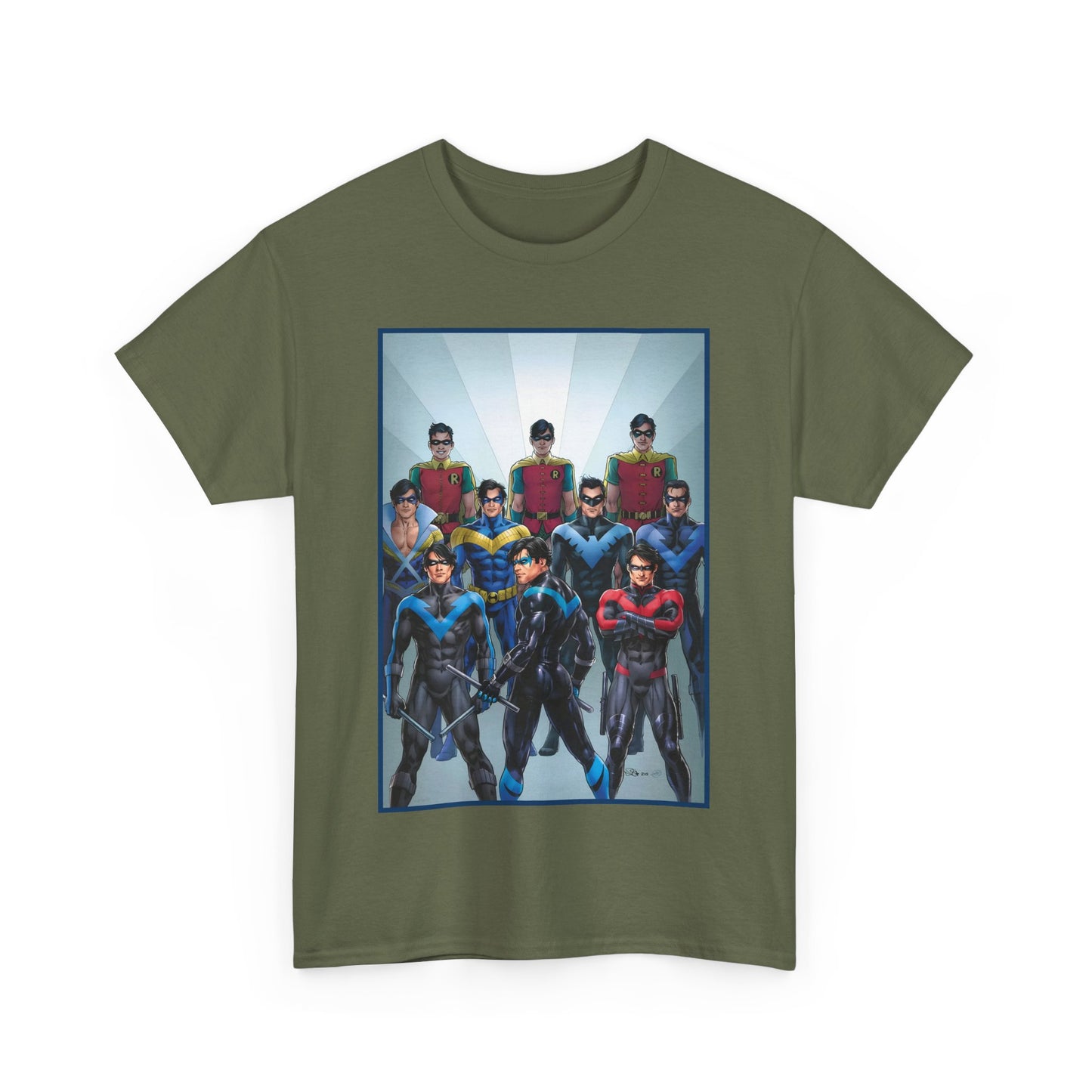 Nightwing Through the Ages T-Shirt - Nicola Scott Art - Dick Grayson, Robin the Boy Wonder - Batman Sidekick - New Teen Titans Leader - DC Comics