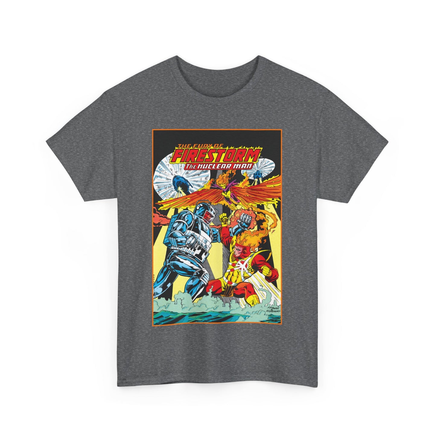Fury of Firestorm T-Shirt - DC Comics - Firehawk, Tokamak - Annual #1 Art