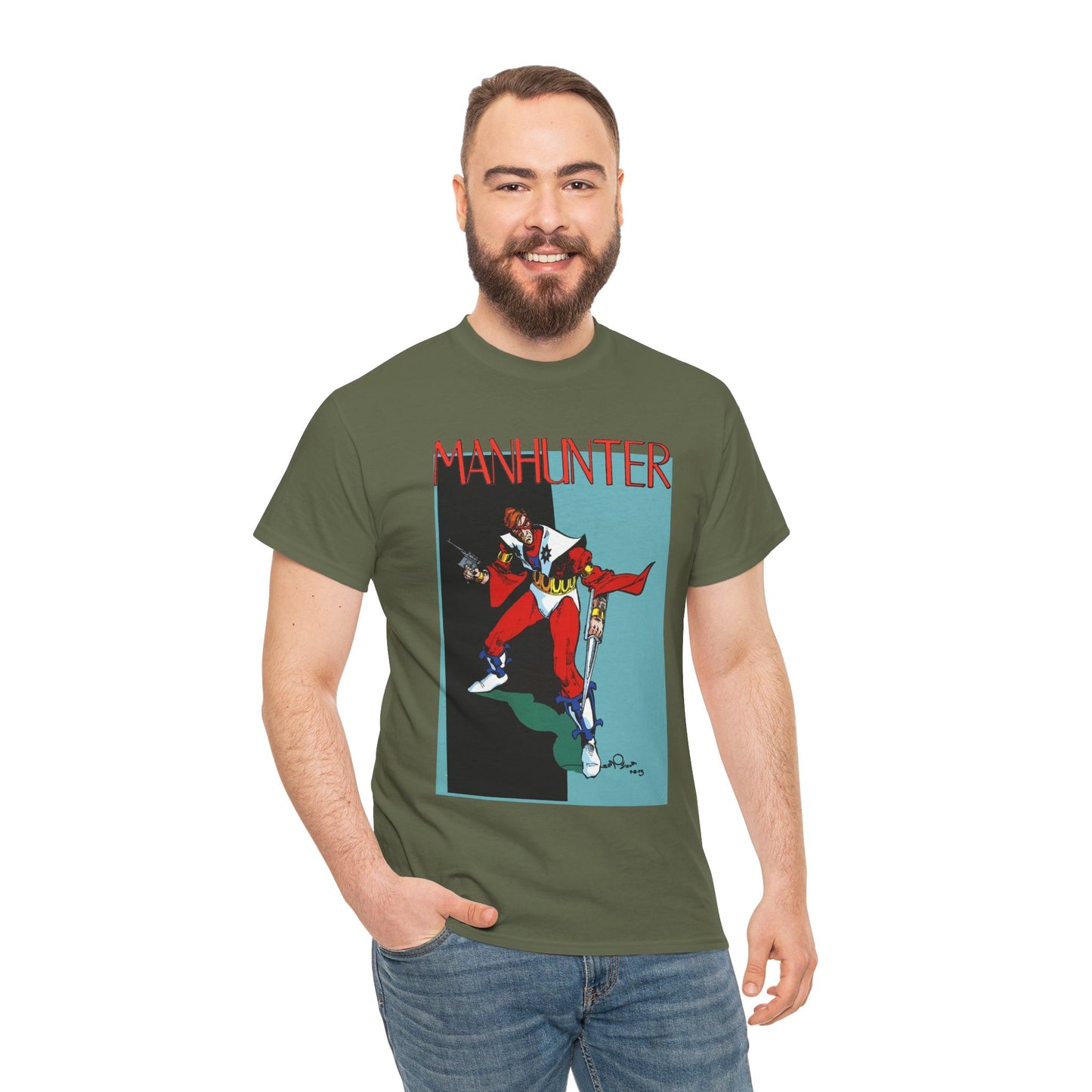 Manhunter T-Shirt - Walt Simonson Art - Detective Comics - Paul Kirk - DC Comics - Batman Connection