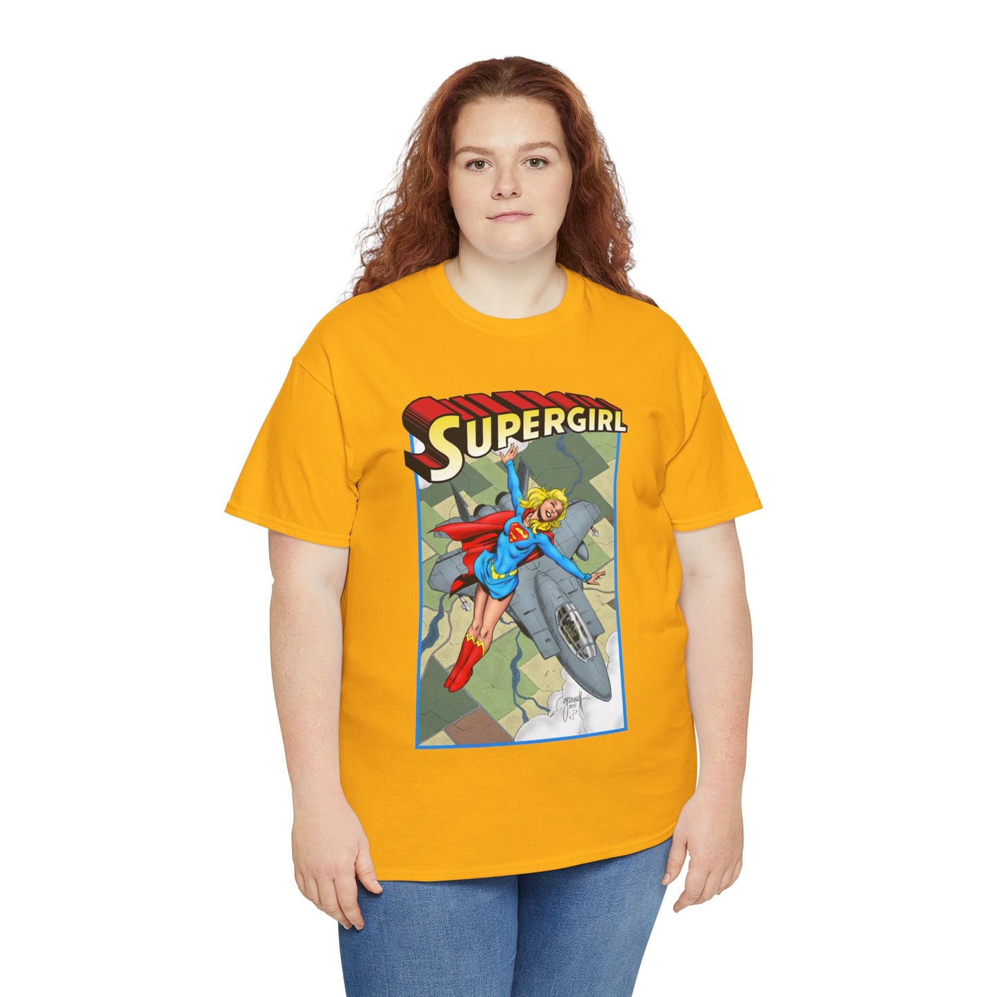 Supergirl T-Shirt - Tom Grummett Art - Kara from Argo City, Superman's Cousin - The Maid of Might - DC Comics