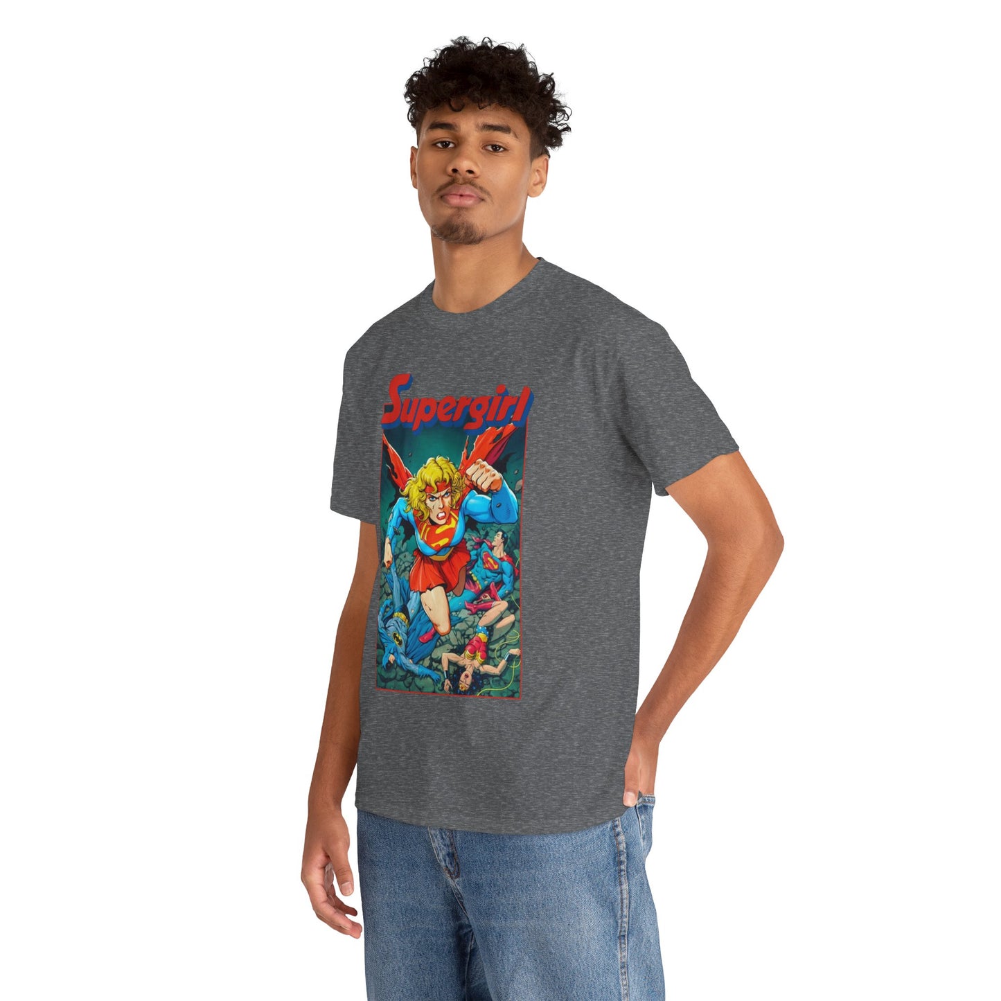 Supergirl T-Shirt - Tom Grummett Art - Crisis on Infinite Earths - Classic DC Comics Series - Death of Supergirl