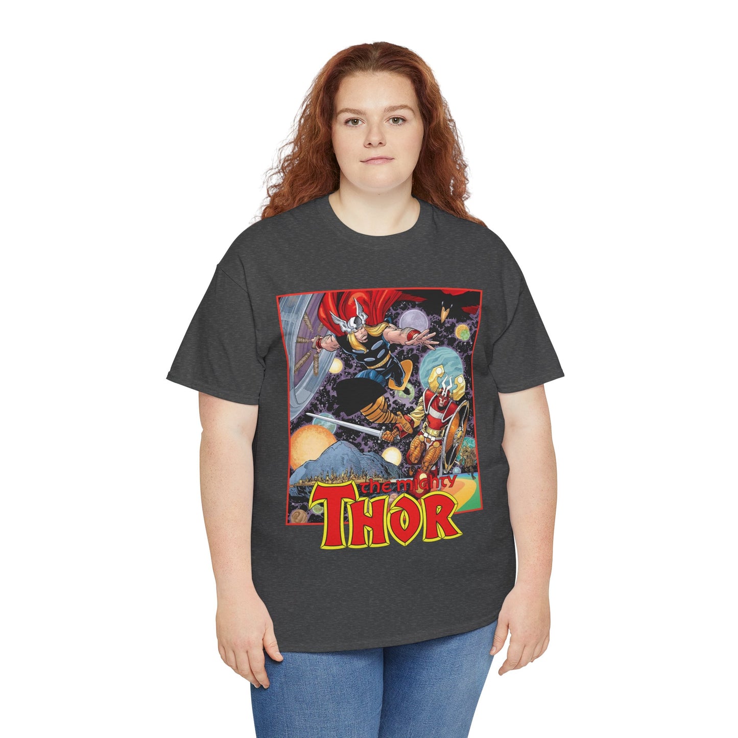 Mighty Thor T-Shirt - Walt Simonson Art - Odin, Asgard - 1980s Series - Marvel Comics