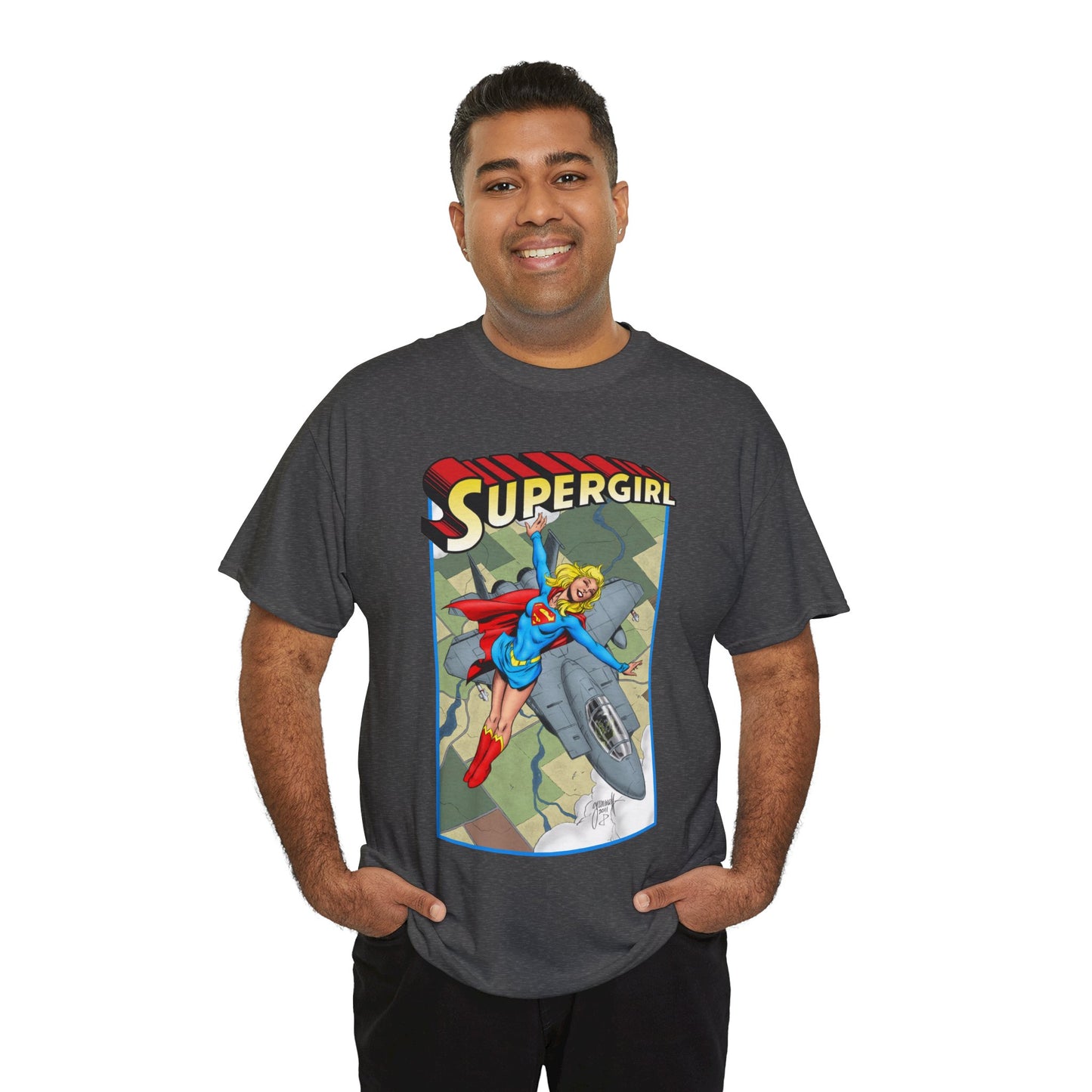 Supergirl T-Shirt - Tom Grummett Art - Kara from Argo City, Superman's Cousin - The Maid of Might - DC Comics