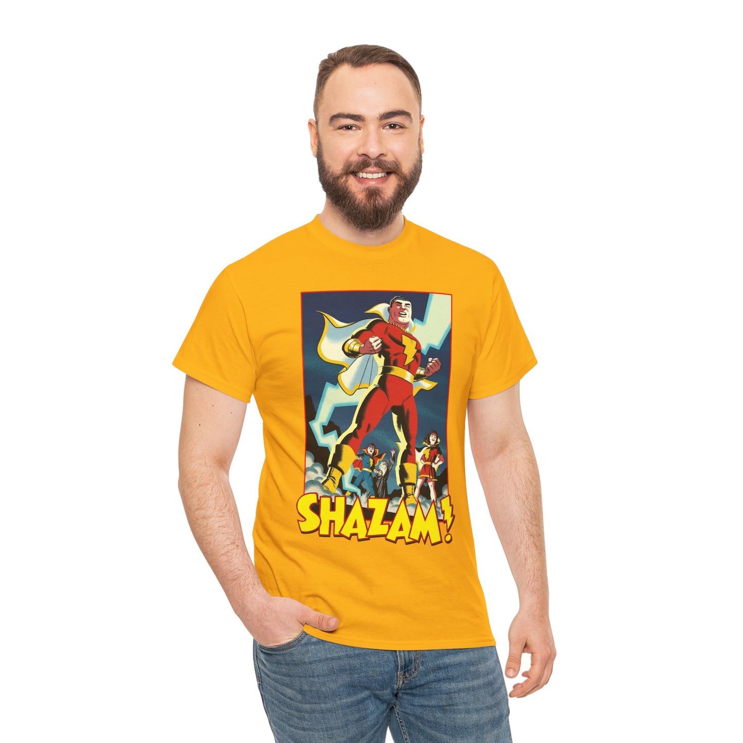 Shazam T-Shirt - Michael Cho Art - Marvel Family - Mary Marvel, Captain Marvel Jr - DC Comics