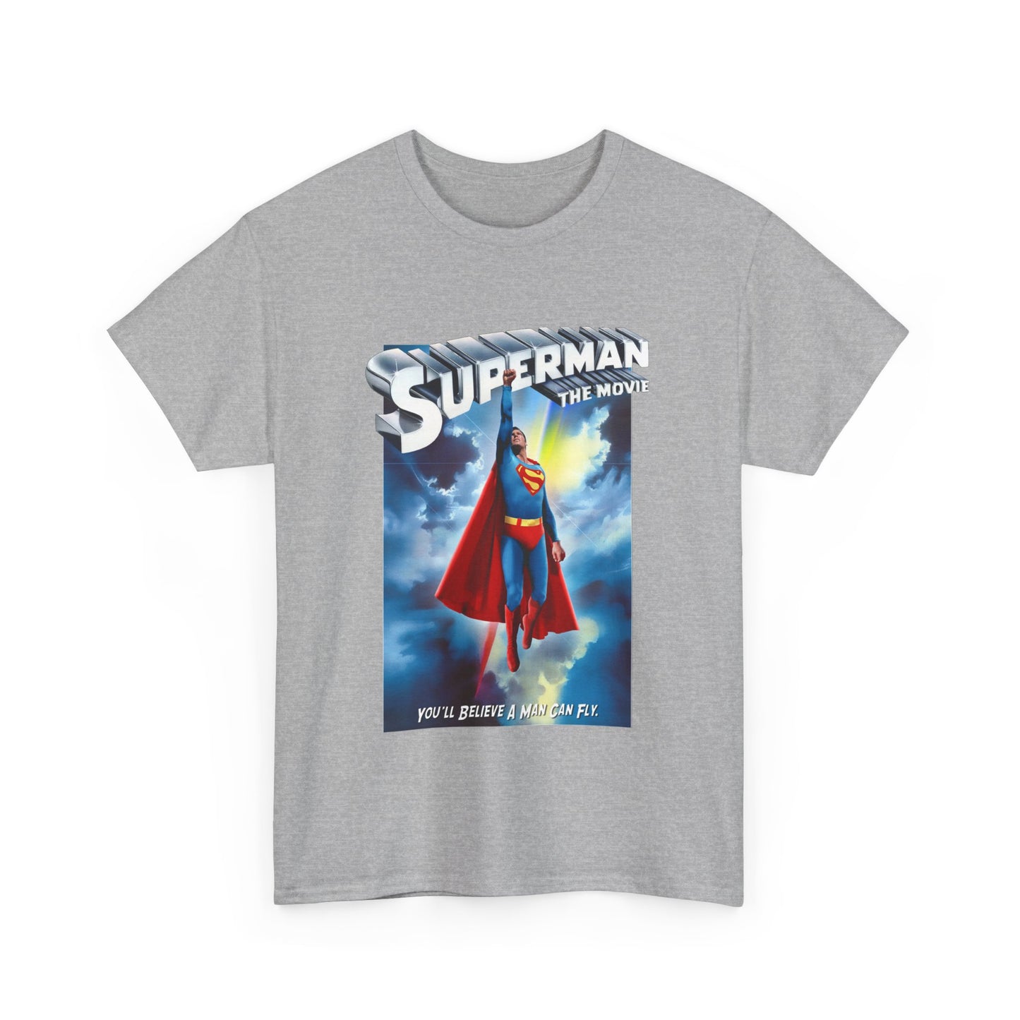 Superman The Movie T-Shirt - DC Comics - Man of Steel - Christopher Reeve 1978