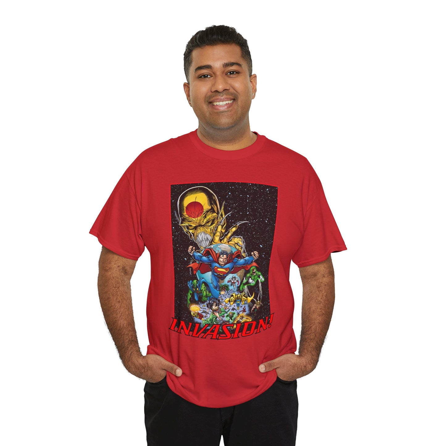 Invasion T-Shirt - Bart Sears Art - DC Comics