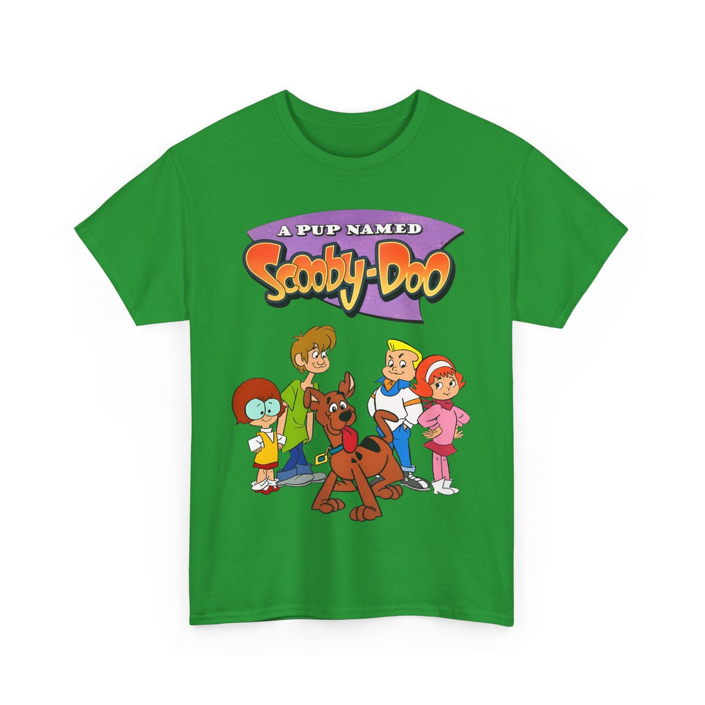 A Pup Named Scooby-Doo T-Shirt - Hanna-Barbera Cartoon TV Series 1990s - Fred, Daphne, Velma, Shaggy