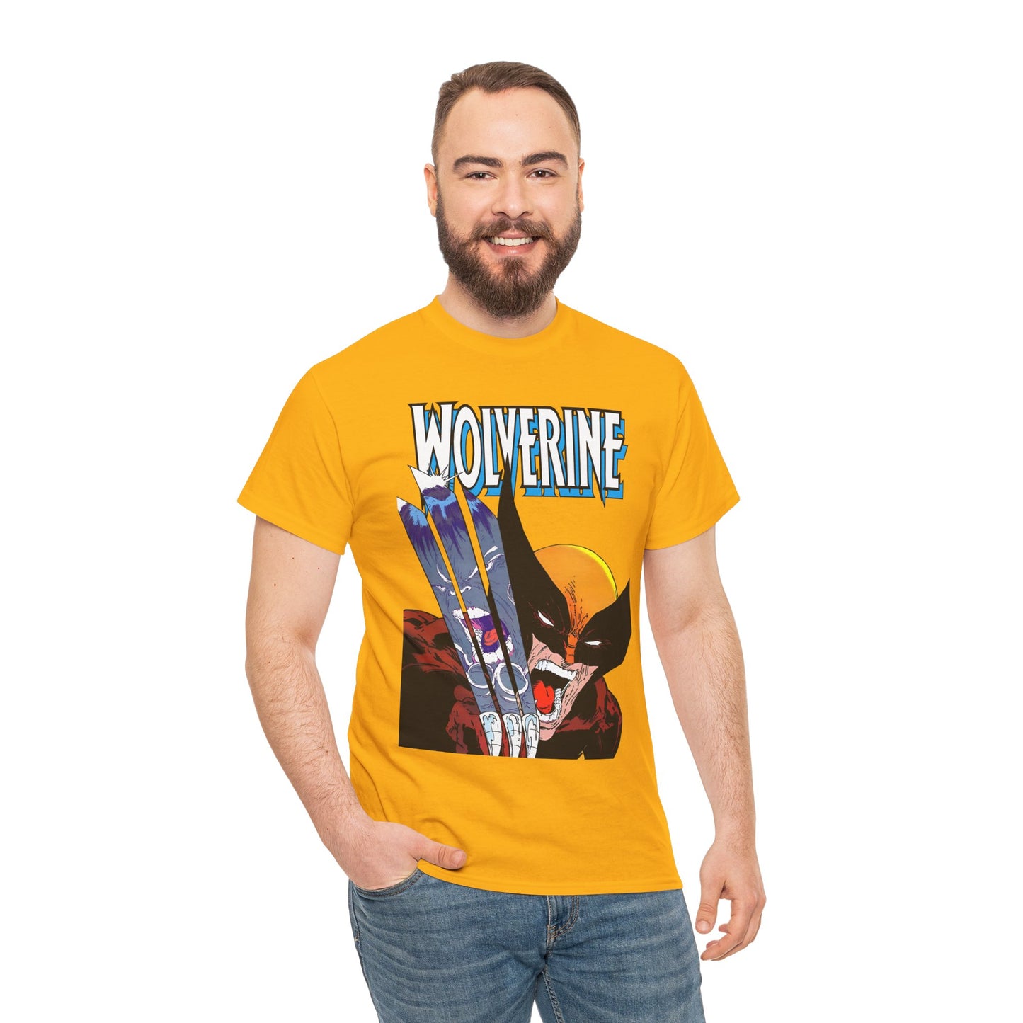 Wolverine T-Shirt - Amazing Todd McFarlane Art - Classic Image Vs Incredible Hulk - Marvel Comics - Logan