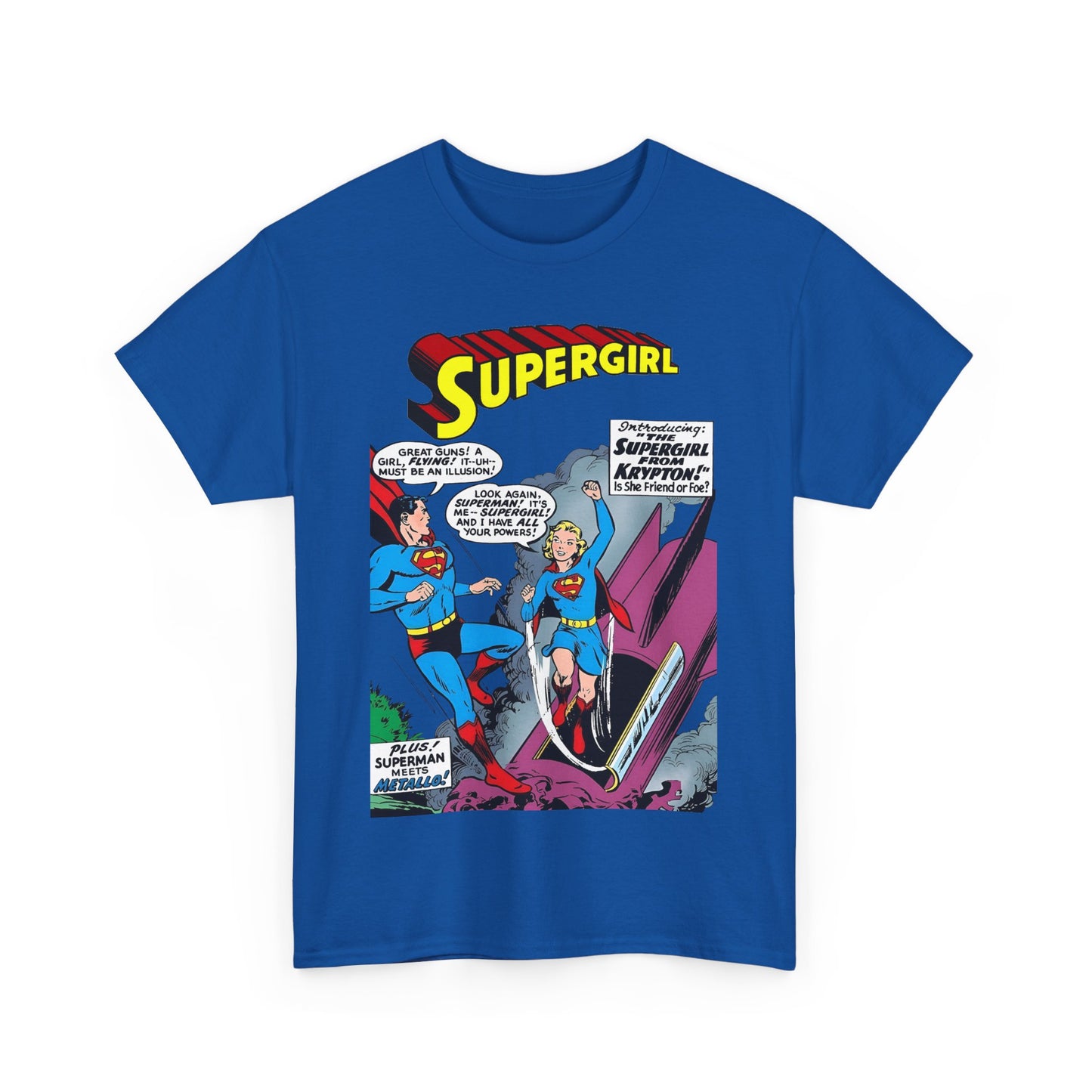 Supergirl T-Shirt - Action Comics #252 - 1st Appearance of Supergirl Cover Art - Kara from Kandor - DC Comics