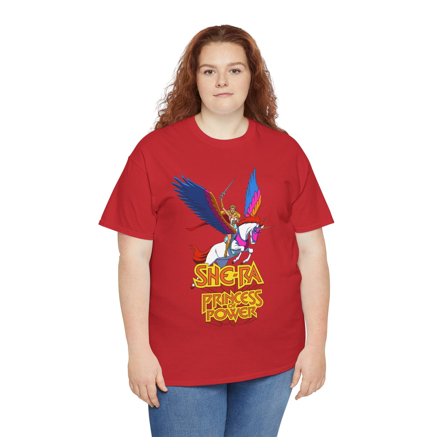She-Ra & Swiftwind T-Shirt - Adora, Princess of Power, POP - Beloved Filmation Cartoon from the 1980s - He-Man Connection - Etheria - Fighting Hordak and the Evil Horde