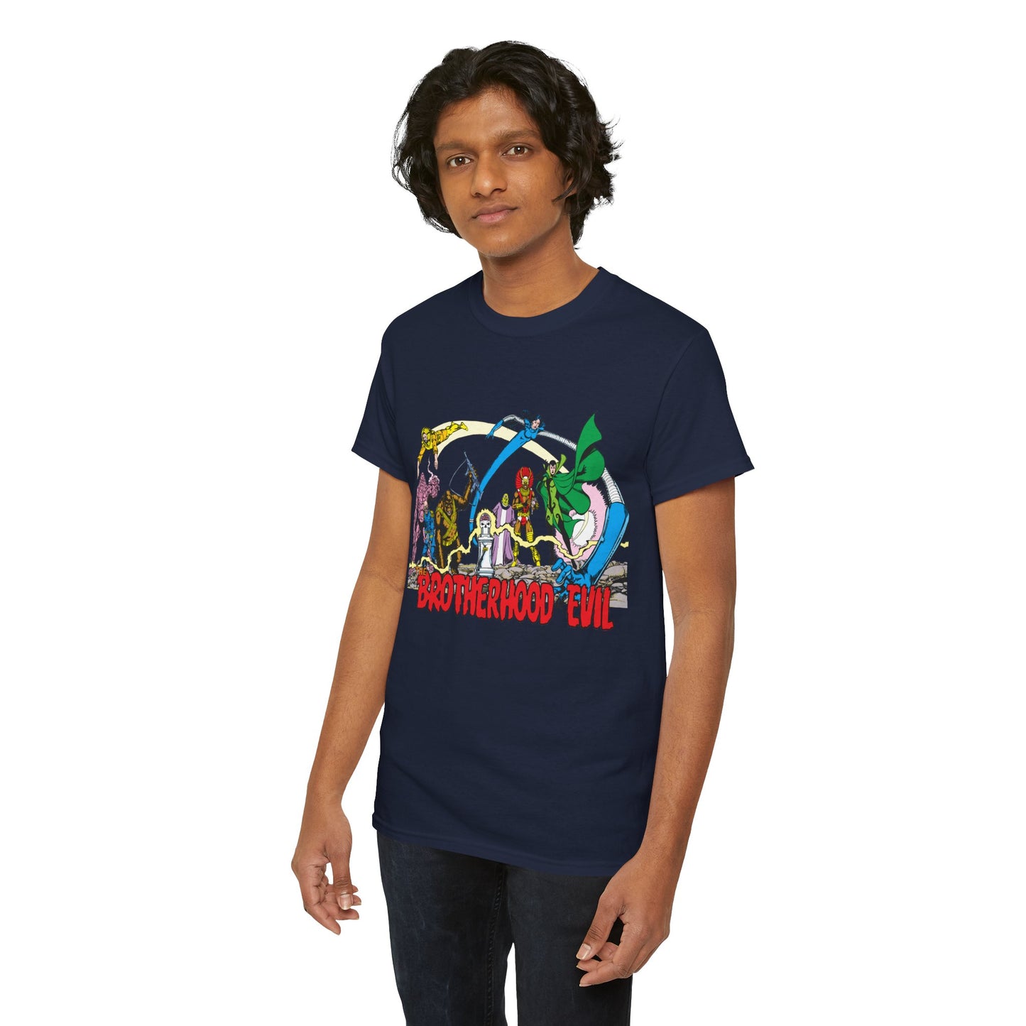 Brotherhood of Evil T-Shirt - George Perez Art - New Teen Titans, Doom Patrol - DC Comics - Madame Rouge, Phobia
