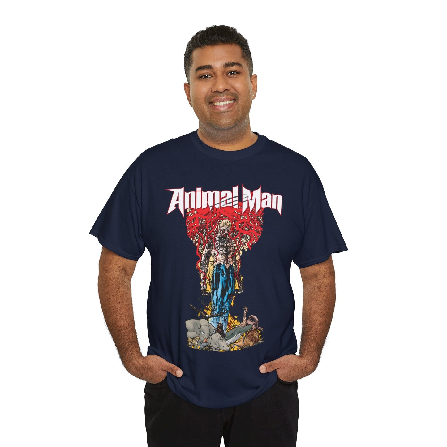 Animal Man T-Shirt - Travel Foreman Art - Buddy Baker - New 52 - DC Comics