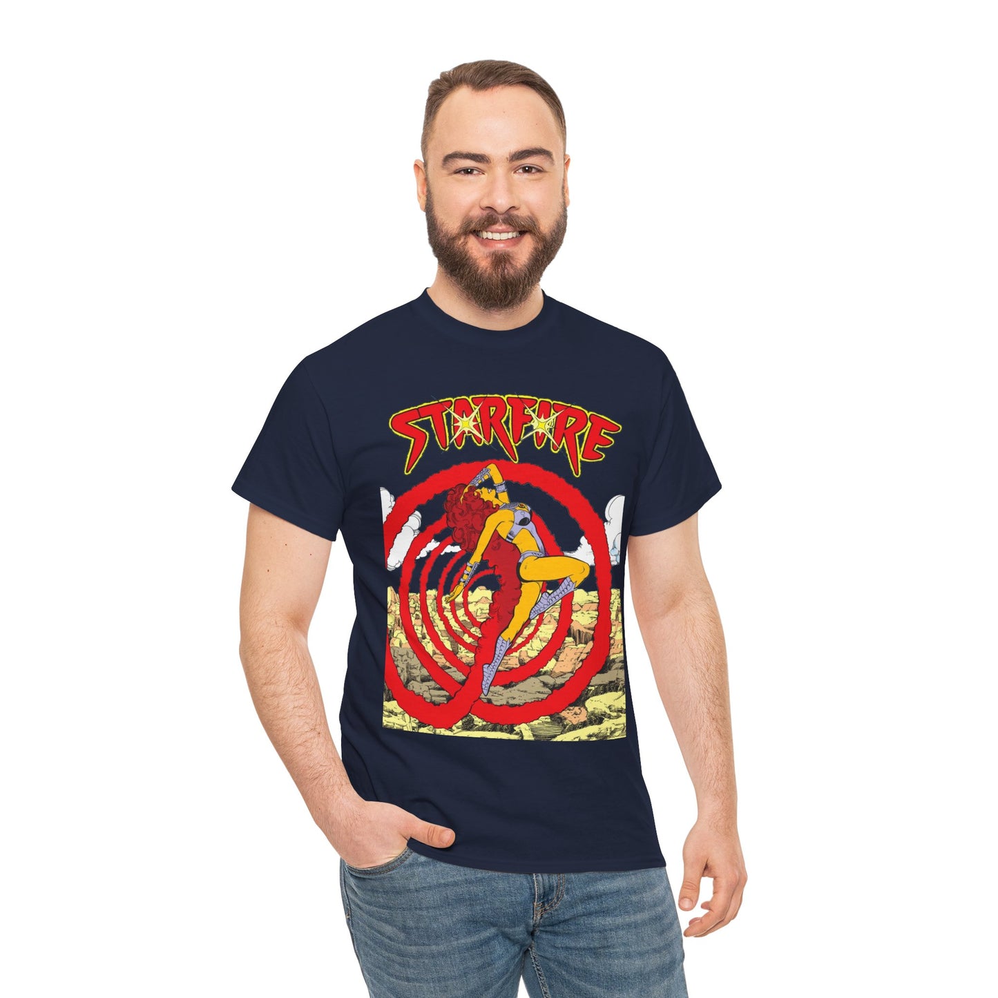 Starfire T-Shirt - George Perez Art - New Teen Titans Member - DC Comics - Koriand'r, Princess from Tamaran