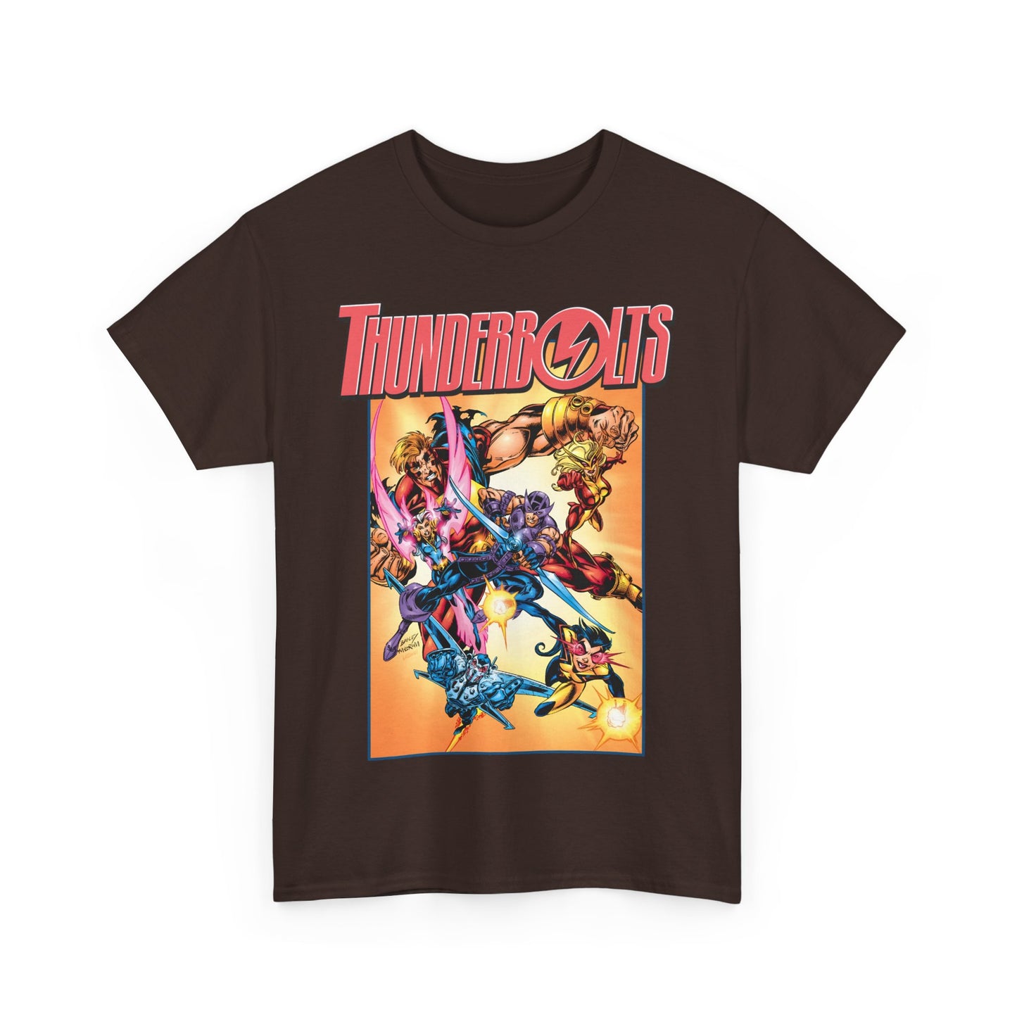 Thunderbolts T-Shirt - Mark Bagley Art - Hawkeye, Songbird - Marvel Comics - Avengers Connection