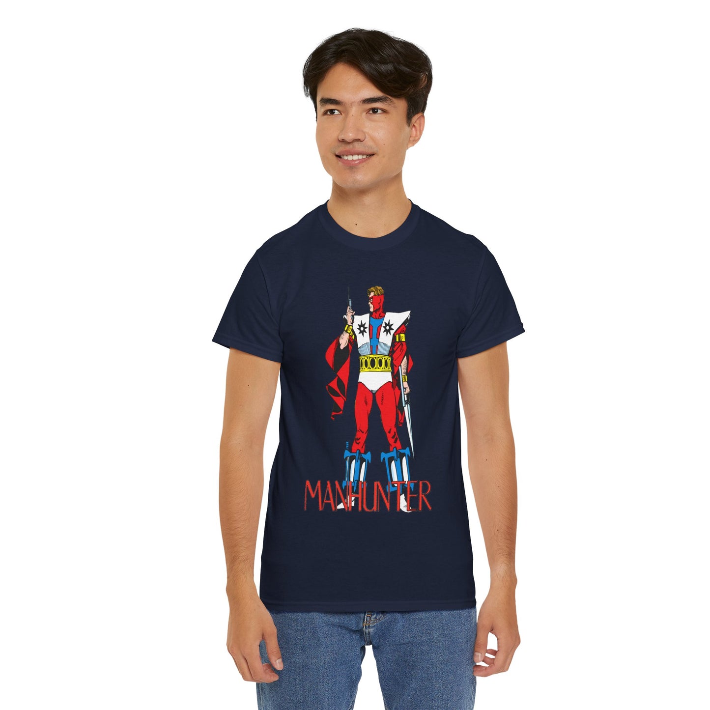 Manhunter T-Shirt - Walt Simonson Comic Book Art - Paul Kirk - Popular DC Comics Character 1970s - Batman Connection - Detective Comics