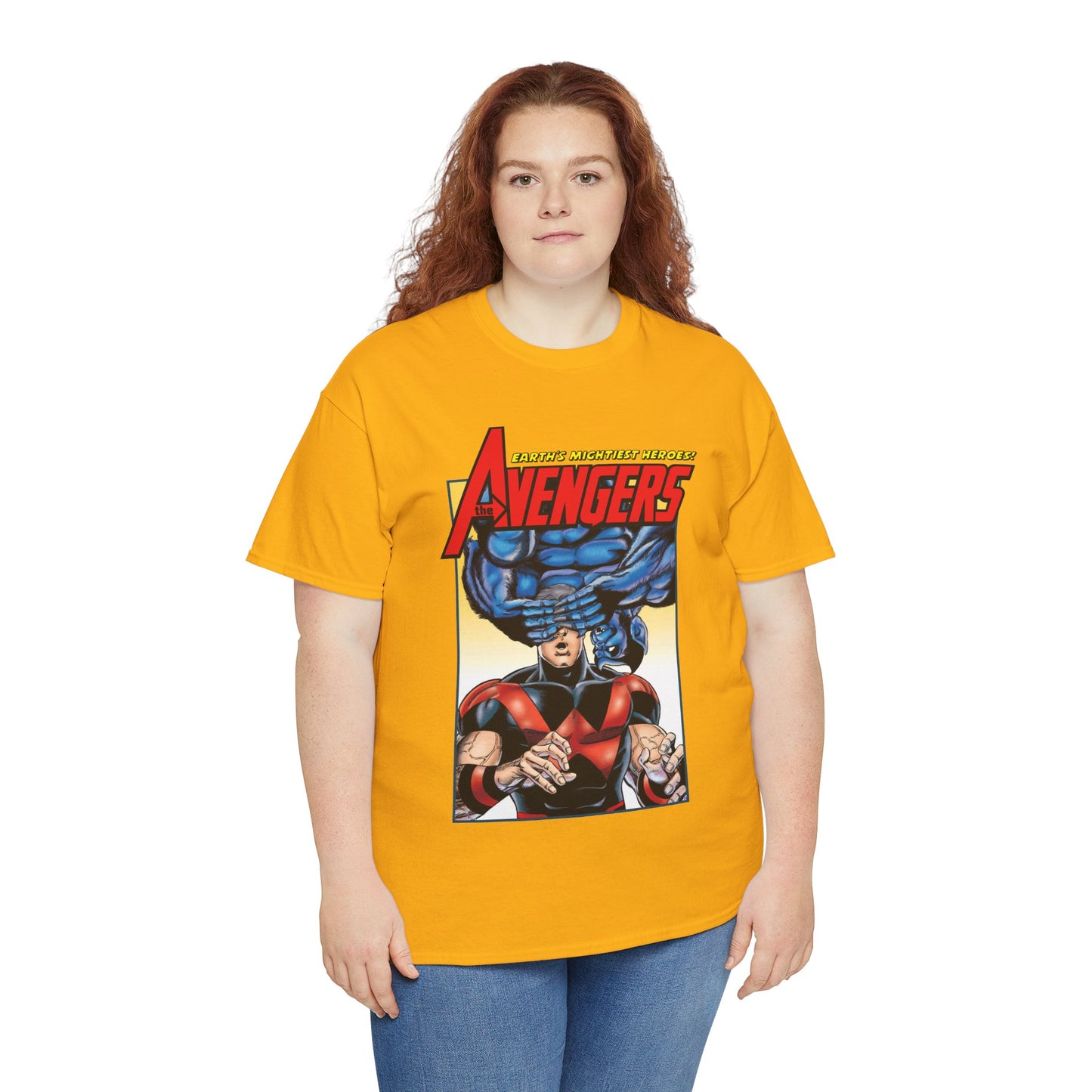 Avengers T-Shirt - George Perez Art - Wonder Man & Beast (Simon Williams & Hank McCoy) - Marvel Comics