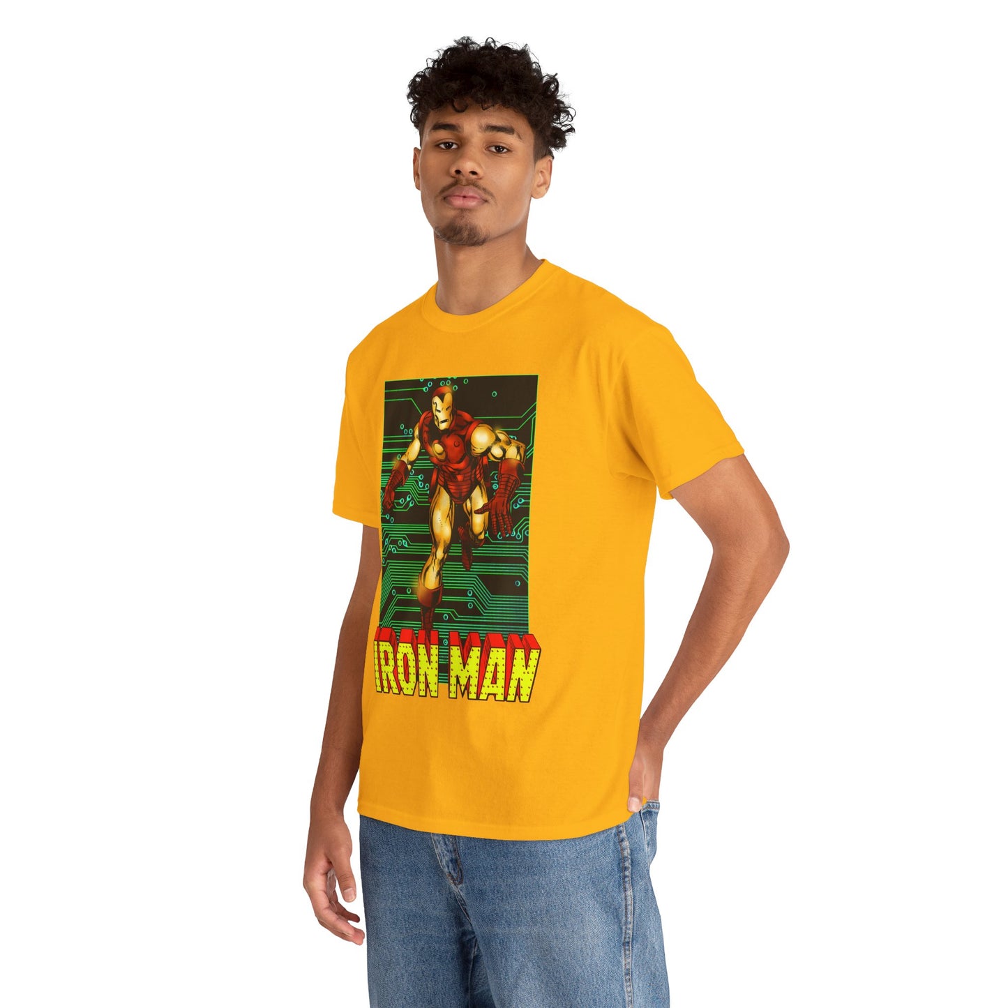 Iron Man T-Shirt - John Byrne Art - Tony Stark, Stark Industries - Avengers Member & Leader - Marvel Comics Armored Hero