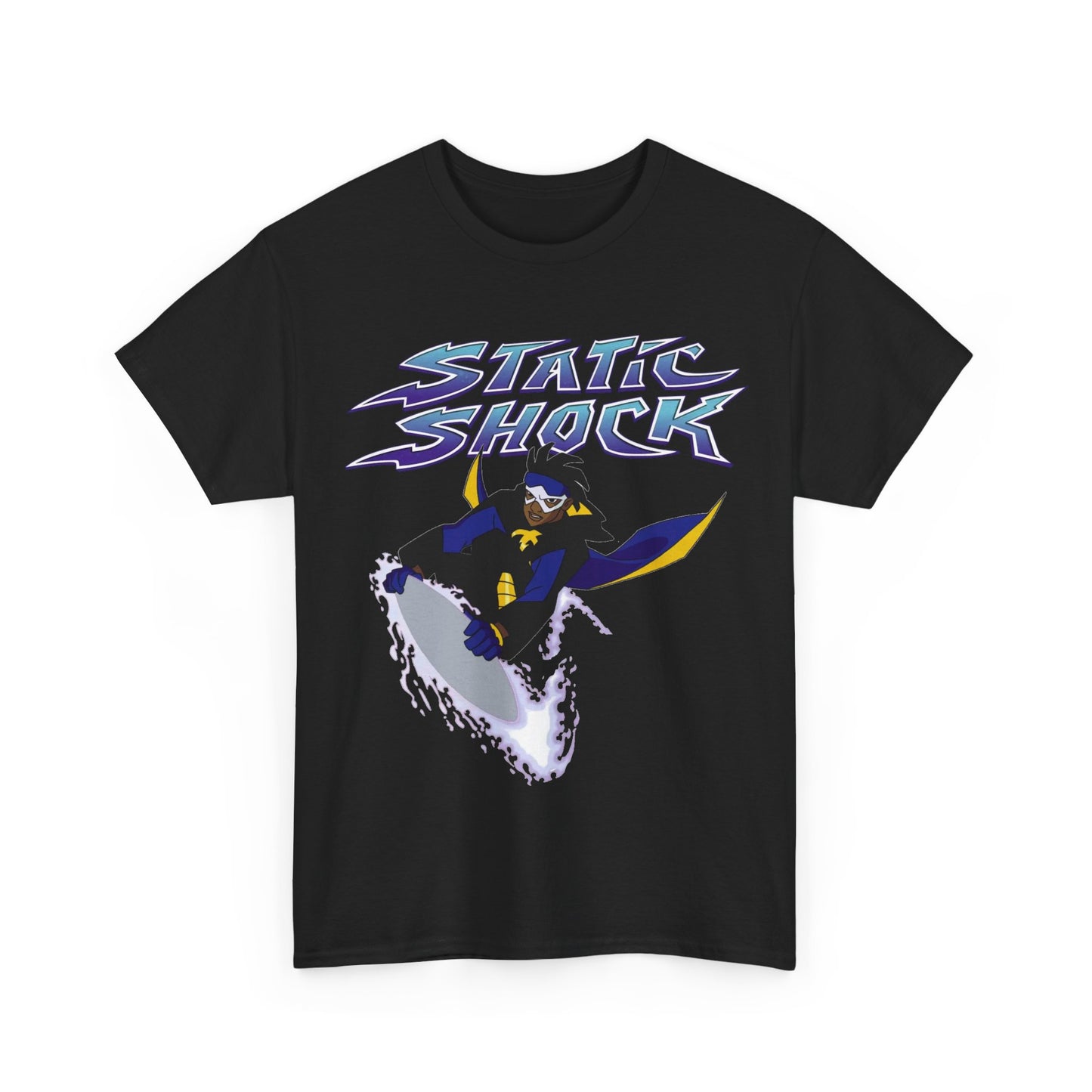 Static Shock T-Shirt - Milestone Comics - WB 1990s Animated Series - DC Comics - Virgil Hawkins