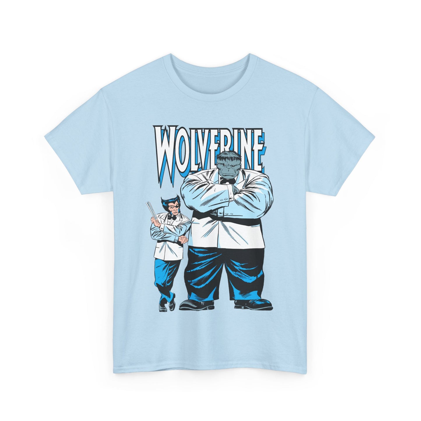 Wolverine & Hulk T-Shirt - Patch & Joe Fix-It - John Buscema Art - Logan in Madripoor - X-Men Character in Solo Adventure - Marvel Comics